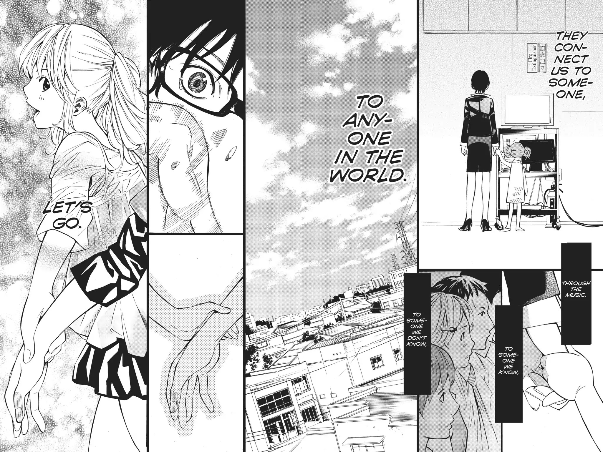 Shigatsu wa Kimi no Uso Chapter 25 page 28 - Chapter 25: Connection