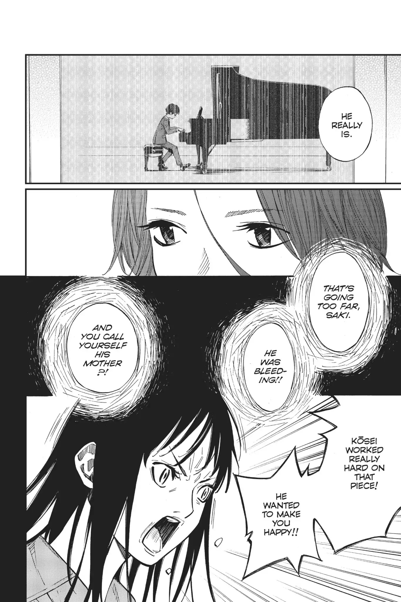 Shigatsu wa Kimi no Uso Chapter 25 page 7 - Chapter 25: Connection