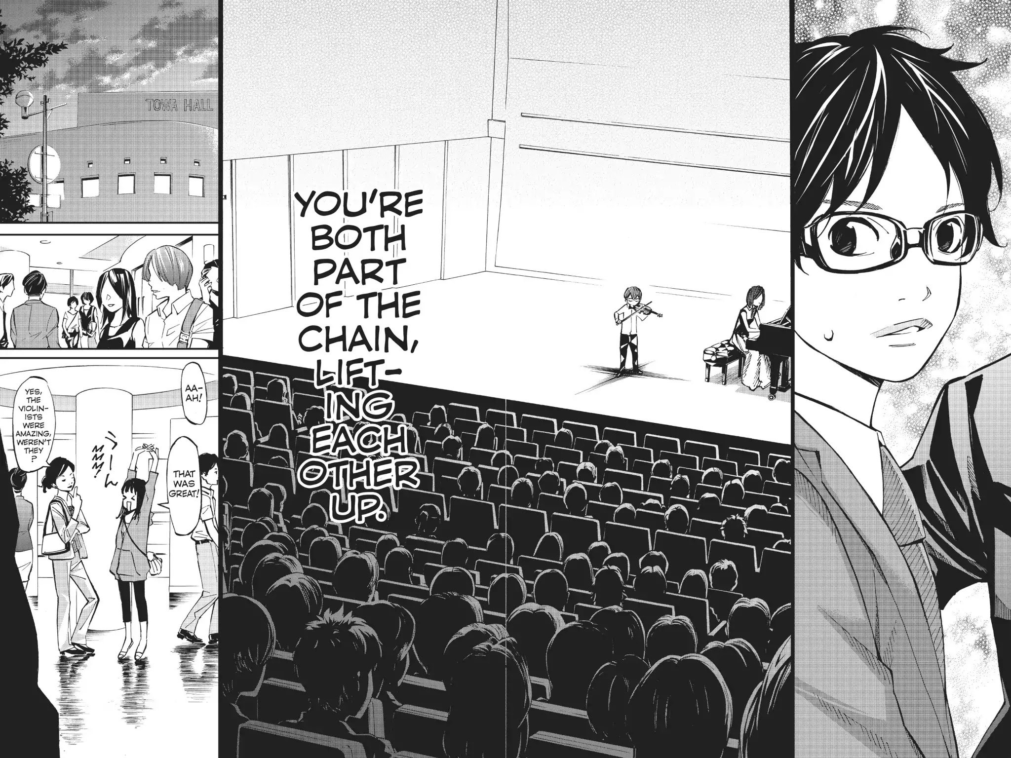 Shigatsu wa Kimi no Uso Chapter 26 page 23 - Chapter 26: A Chain