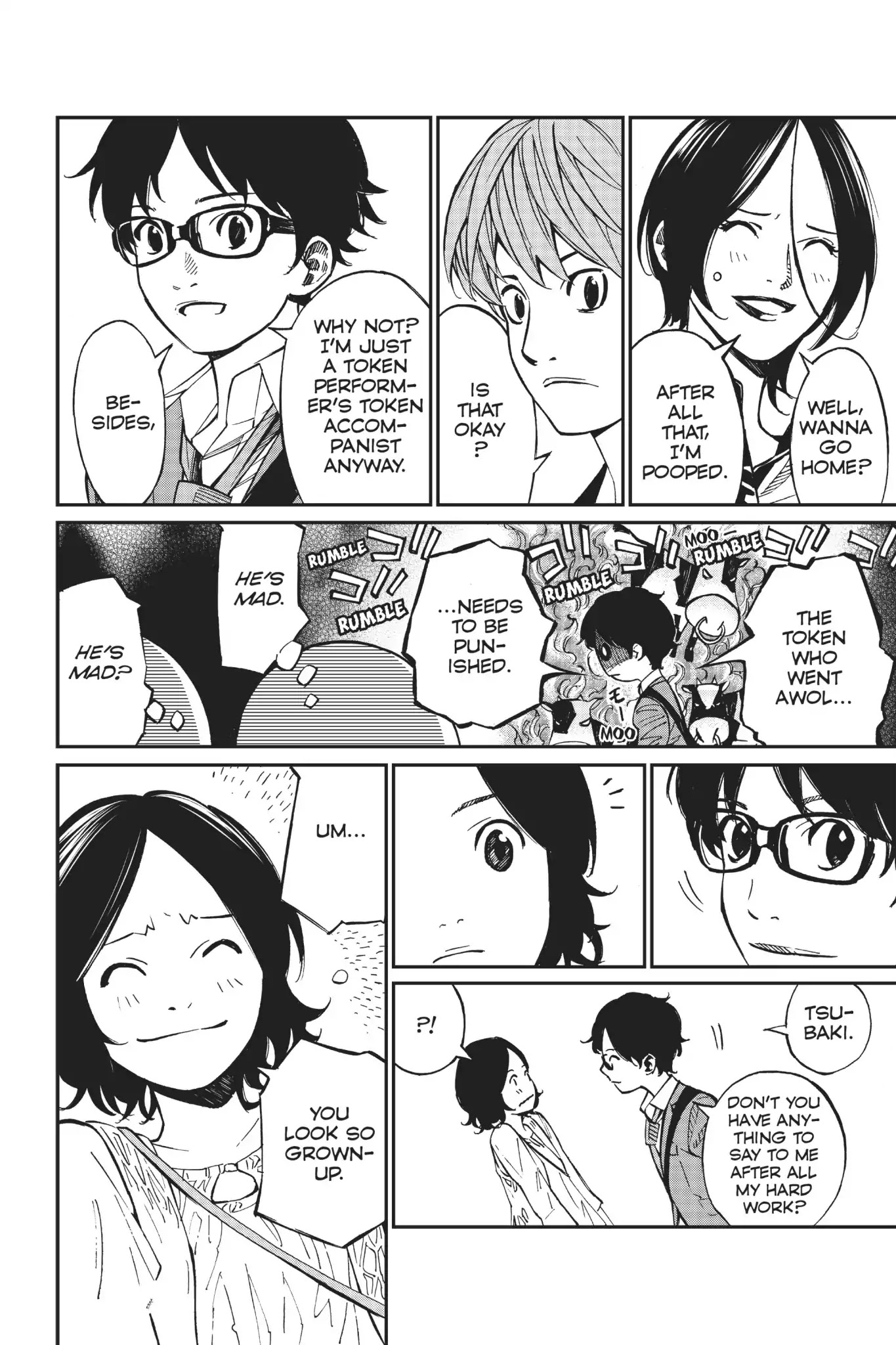 Shigatsu wa Kimi no Uso Chapter 26 page 28 - Chapter 26: A Chain