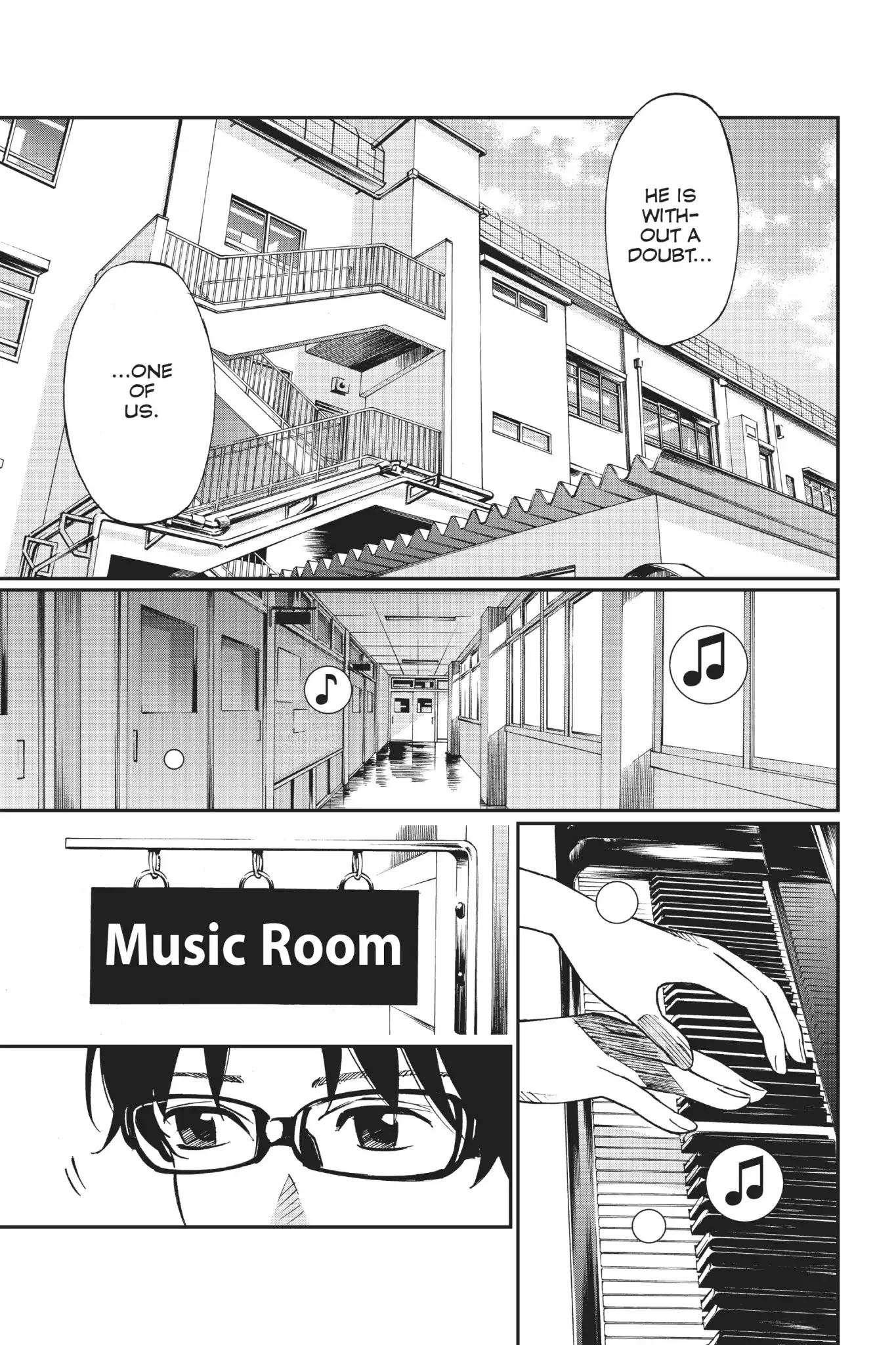 Shigatsu wa Kimi no Uso Chapter 26 page 33 - Chapter 26: A Chain