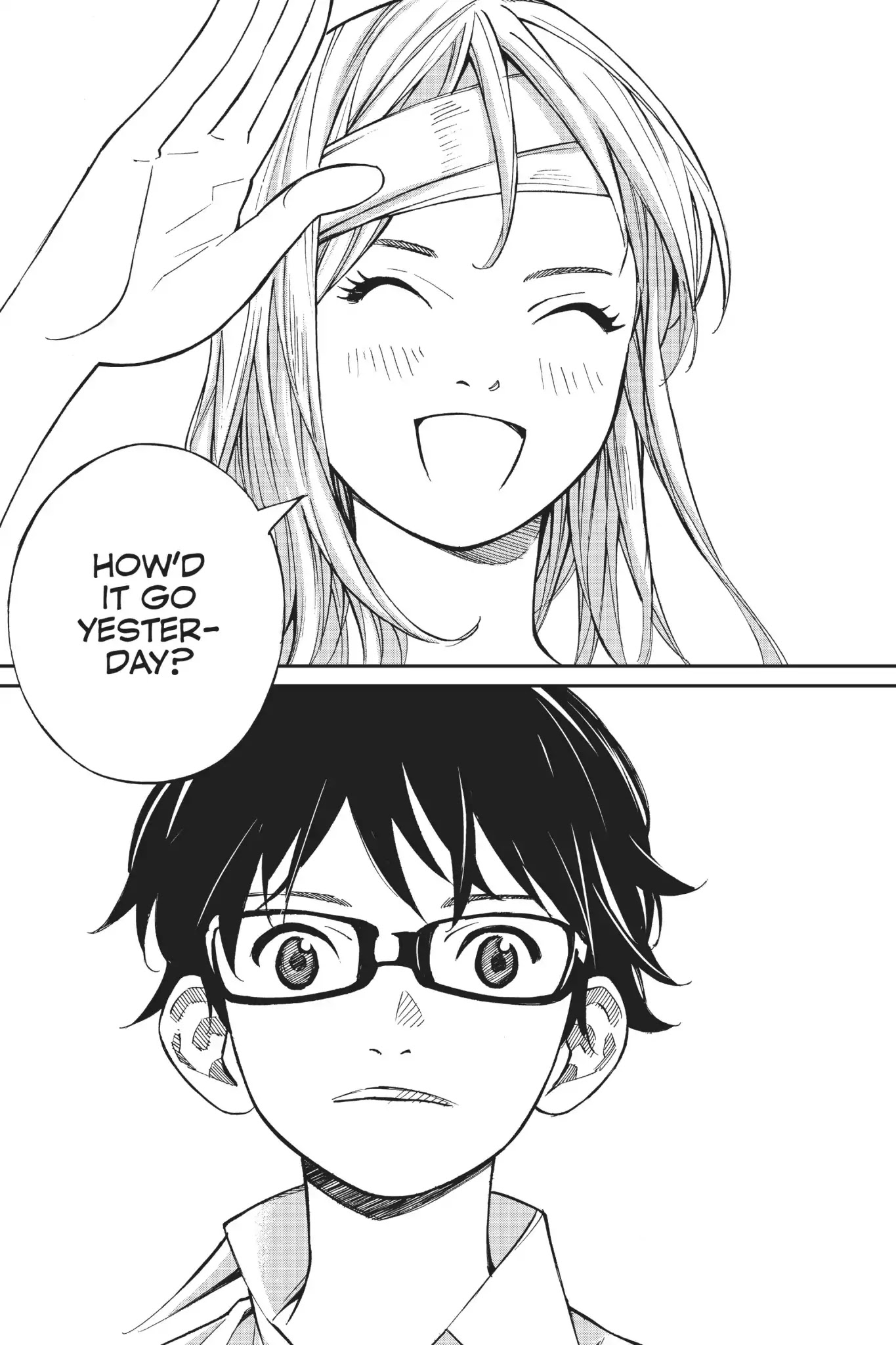 Shigatsu wa Kimi no Uso Chapter 26 page 39 - Chapter 26: A Chain