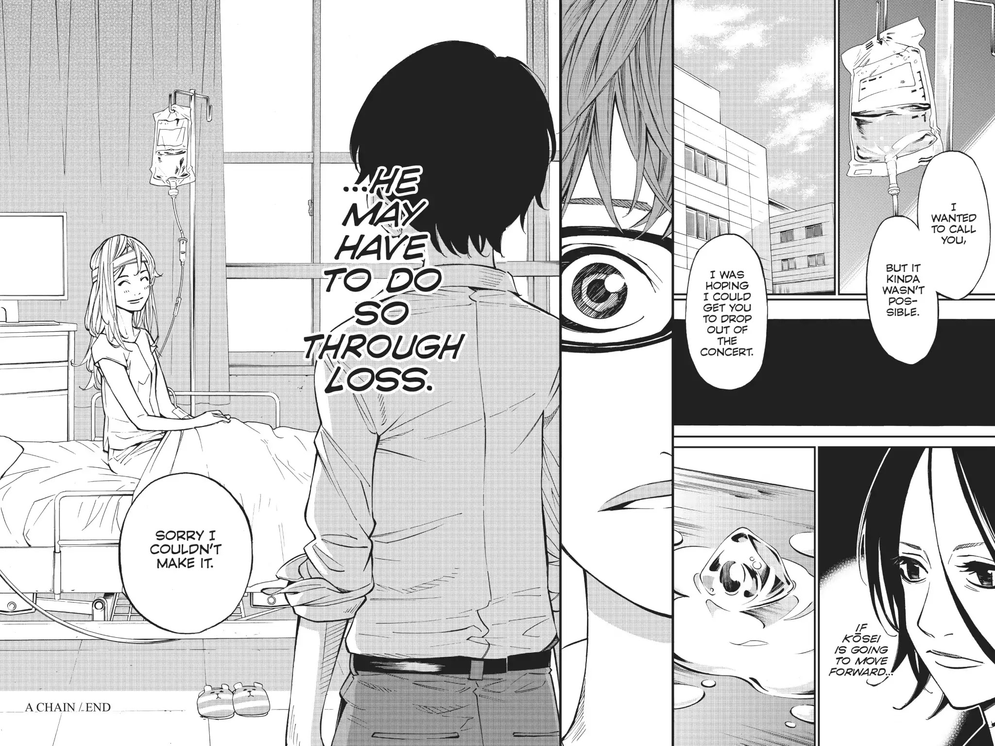 Shigatsu wa Kimi no Uso Chapter 26 page 40 - Chapter 26: A Chain