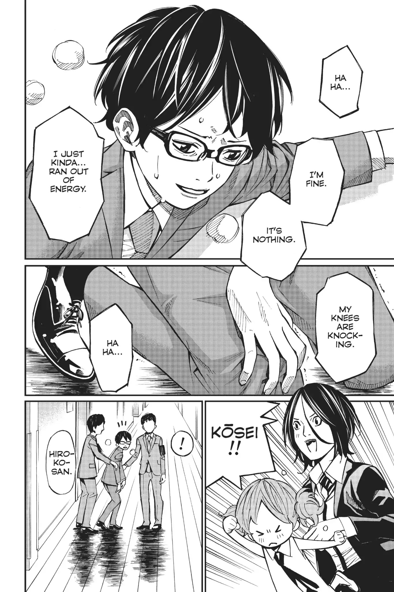 Shigatsu wa Kimi no Uso Chapter 26 page 6 - Chapter 26: A Chain