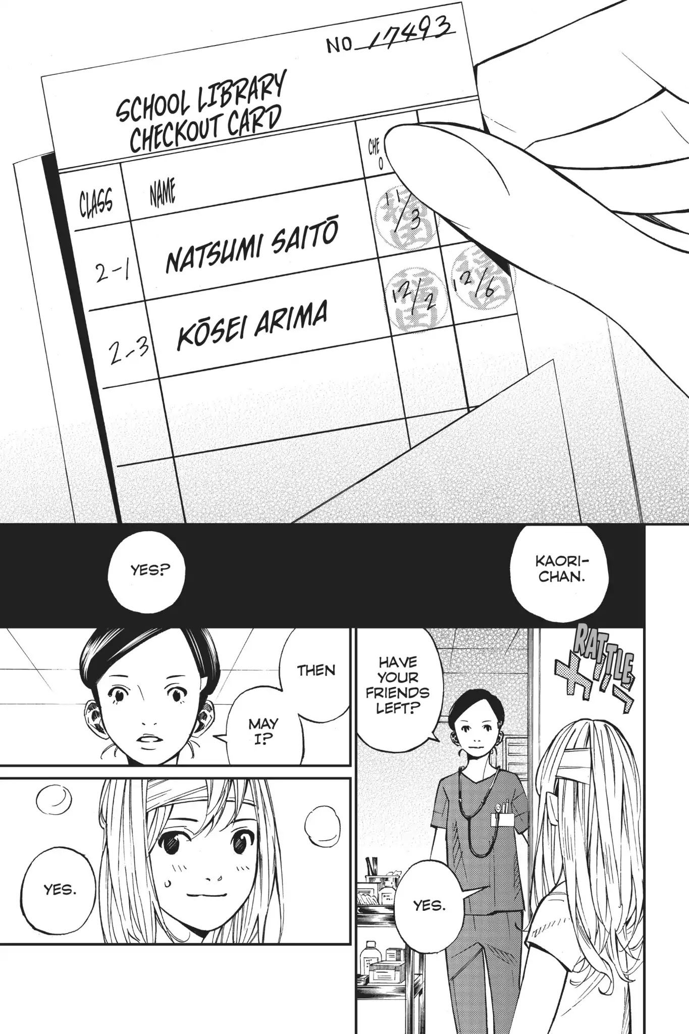 Shigatsu wa Kimi no Uso Chapter 27 page 10 - Chapter 27: Super-Imposed Outlines