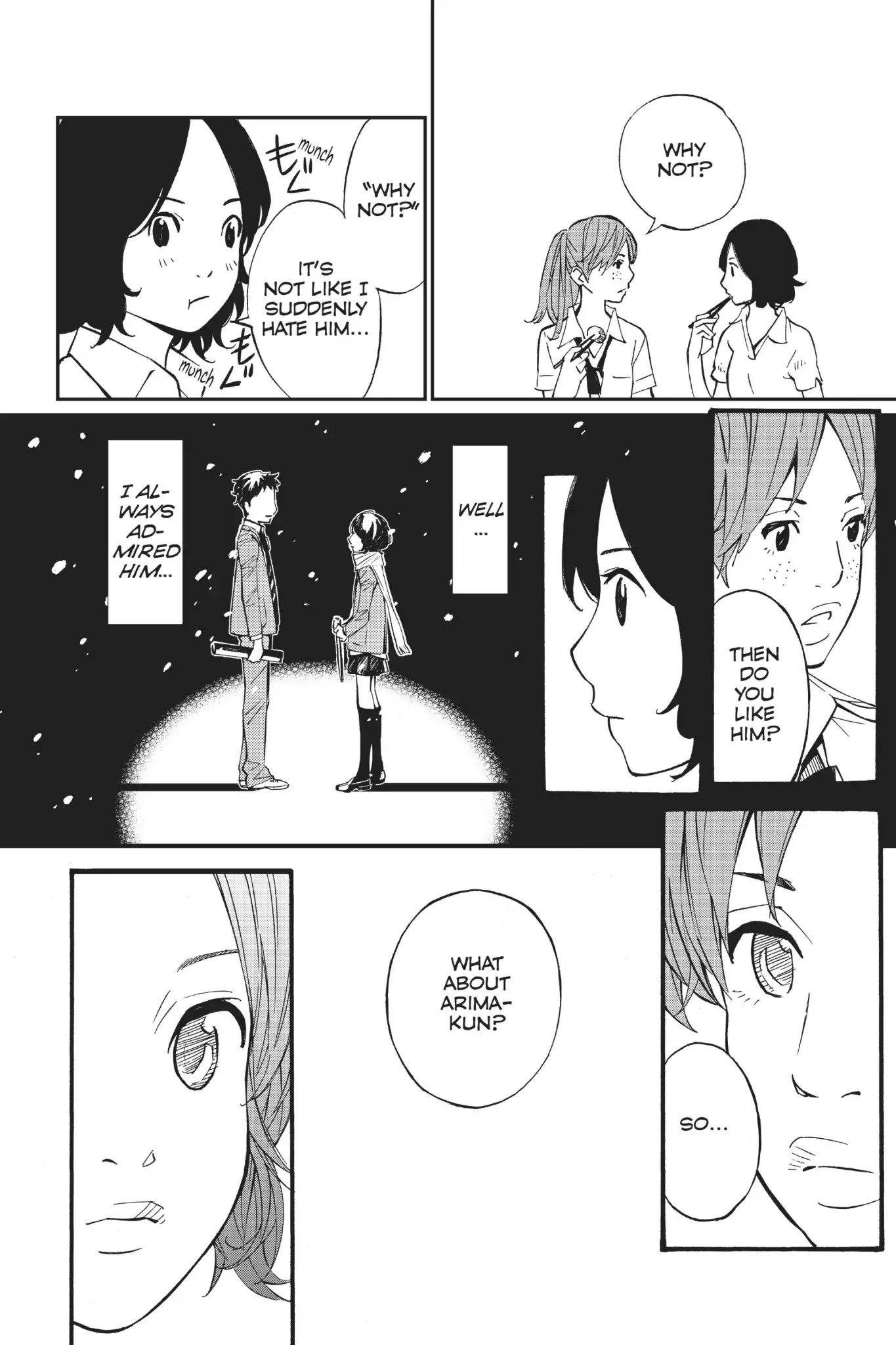 Shigatsu wa Kimi no Uso Chapter 27 page 13 - Chapter 27: Super-Imposed Outlines