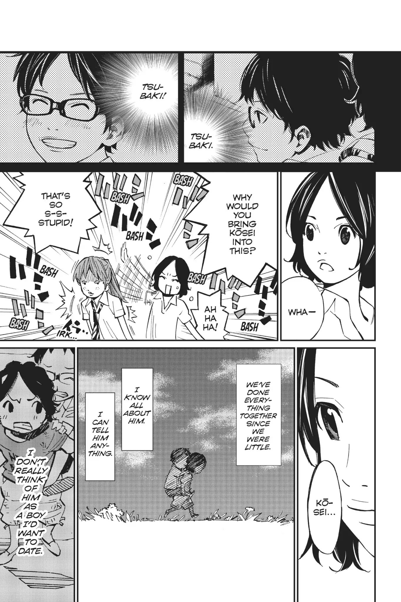 Shigatsu wa Kimi no Uso Chapter 27 page 14 - Chapter 27: Super-Imposed Outlines