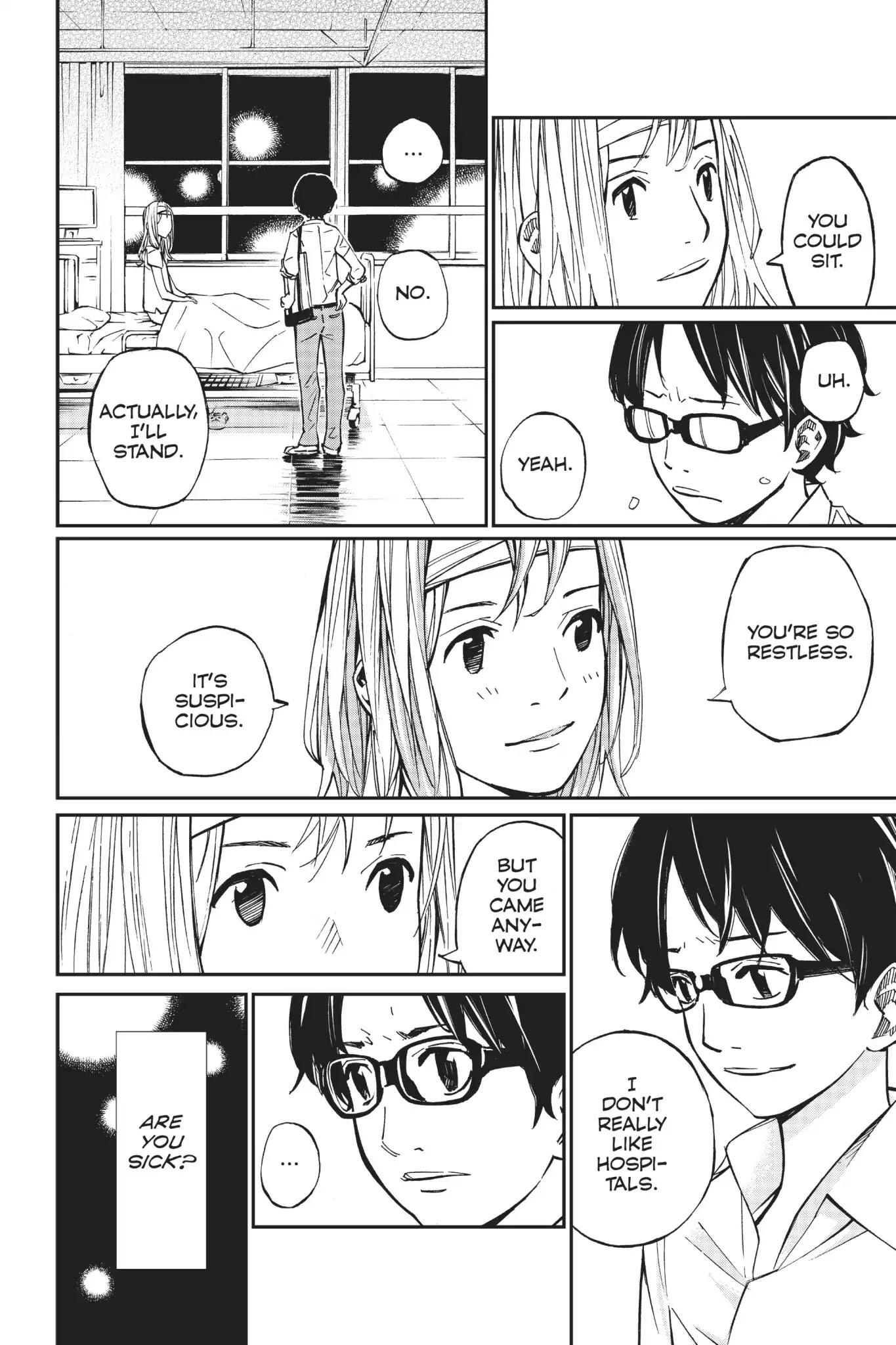 Shigatsu wa Kimi no Uso Chapter 27 page 23 - Chapter 27: Super-Imposed Outlines
