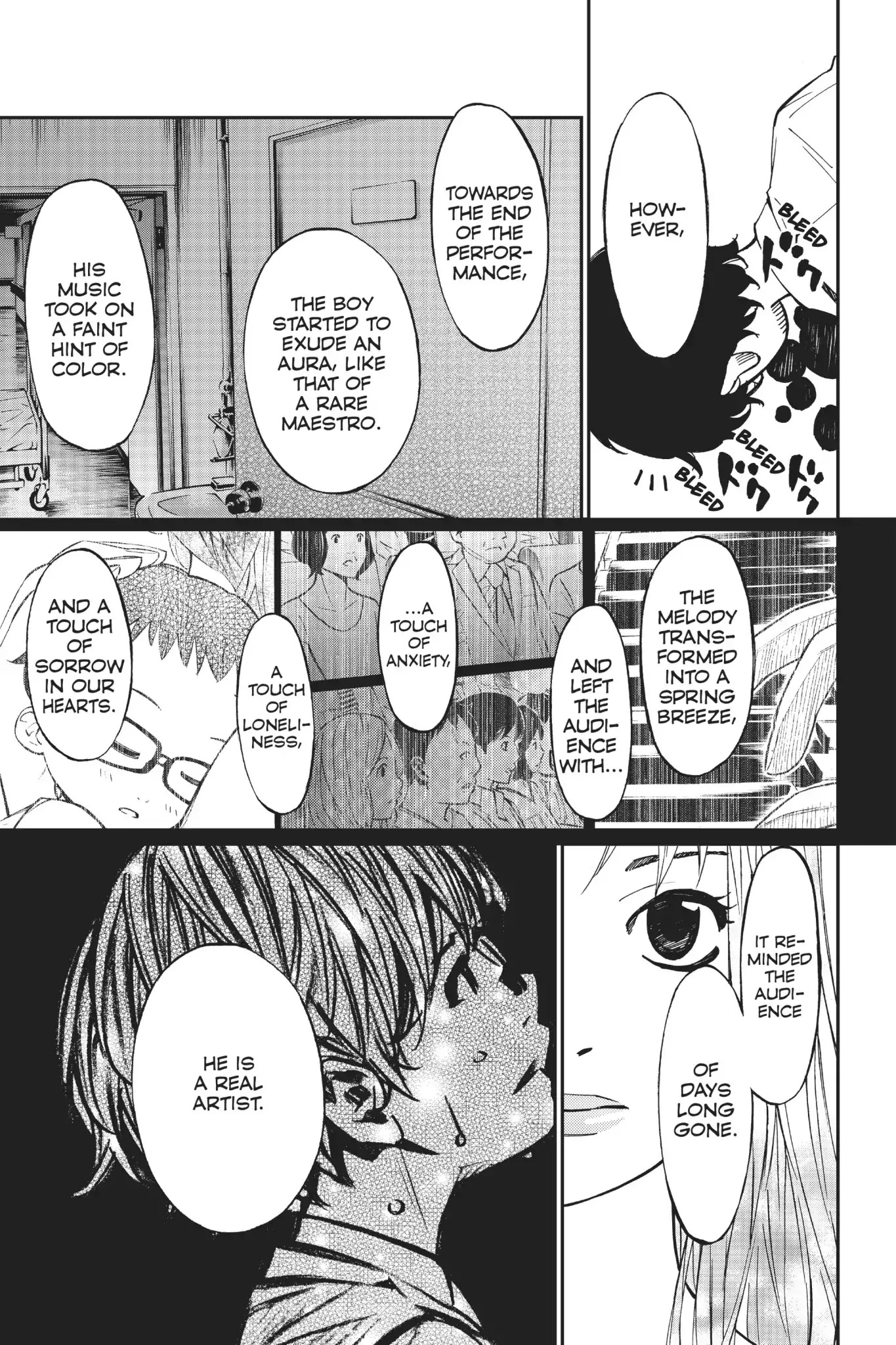Shigatsu wa Kimi no Uso Chapter 27 page 26 - Chapter 27: Super-Imposed Outlines