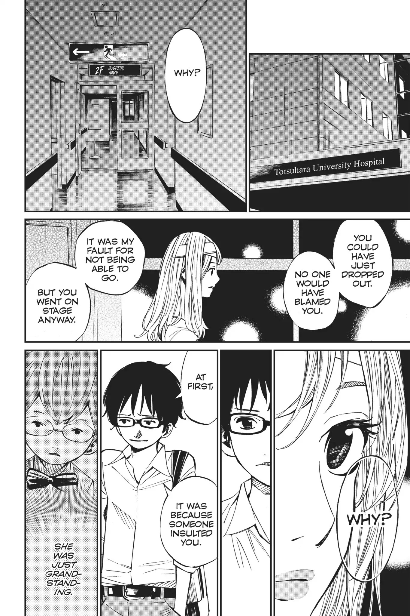 Shigatsu wa Kimi no Uso Chapter 27 page 34 - Chapter 27: Super-Imposed Outlines