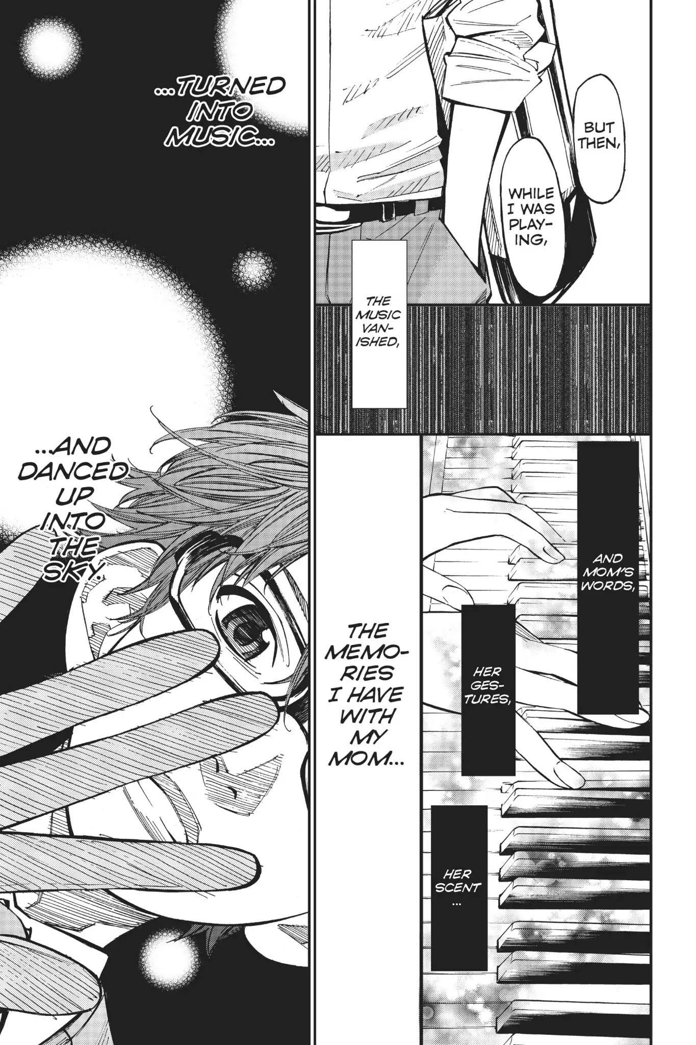 Shigatsu wa Kimi no Uso Chapter 27 page 35 - Chapter 27: Super-Imposed Outlines
