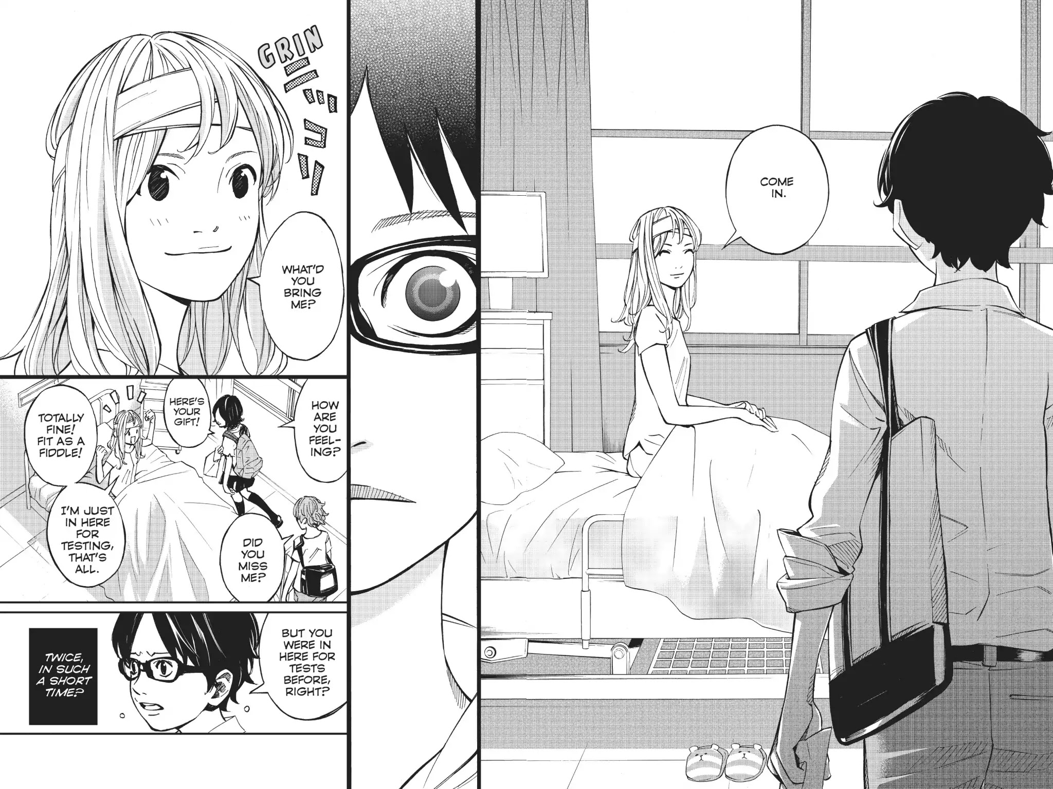 Shigatsu wa Kimi no Uso Chapter 27 page 4 - Chapter 27: Super-Imposed Outlines
