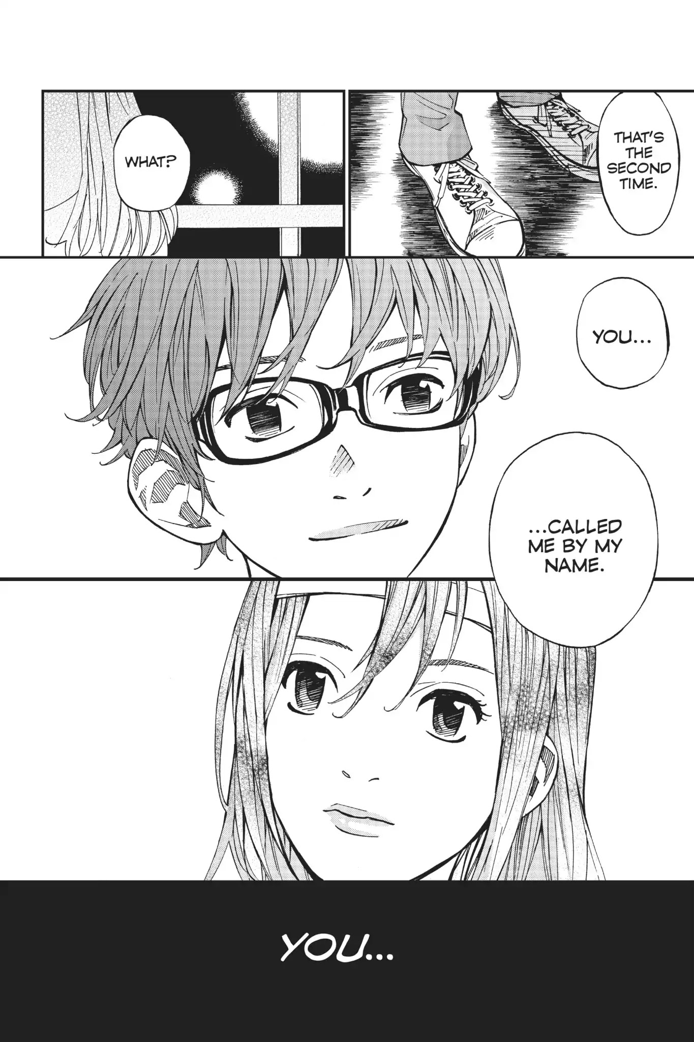 Shigatsu wa Kimi no Uso Chapter 27 page 40 - Chapter 27: Super-Imposed Outlines