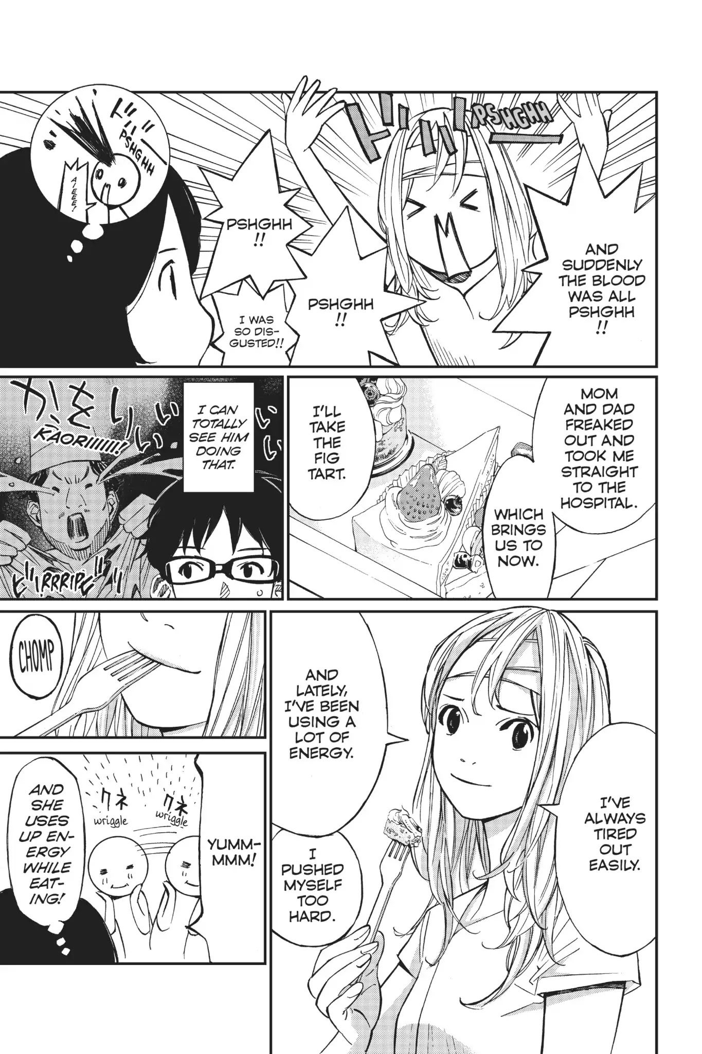 Shigatsu wa Kimi no Uso Chapter 27 page 6 - Chapter 27: Super-Imposed Outlines