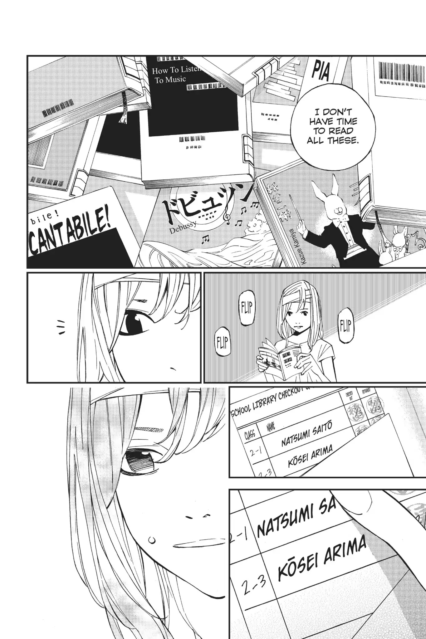 Shigatsu wa Kimi no Uso Chapter 27 page 9 - Chapter 27: Super-Imposed Outlines