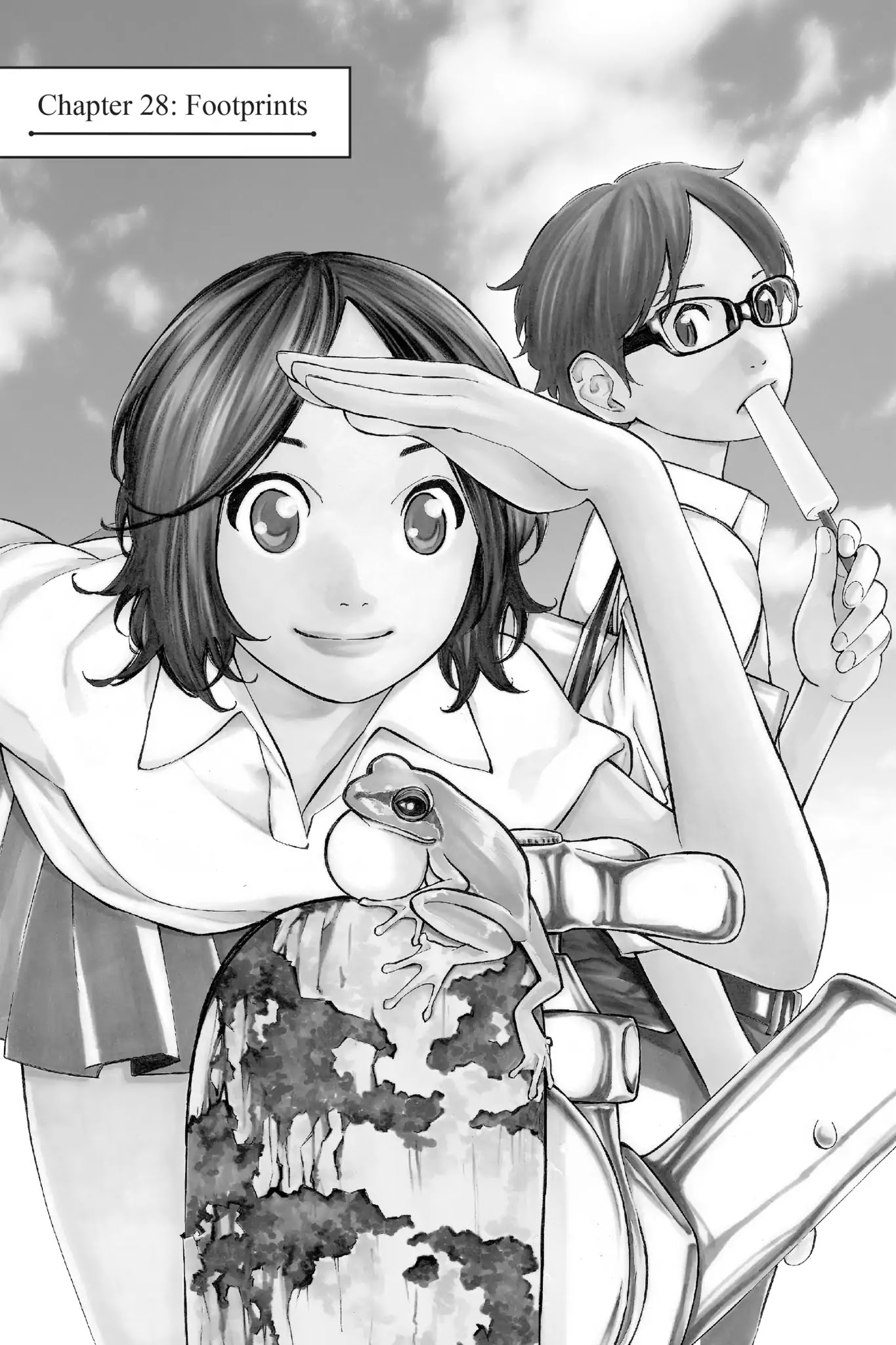 Shigatsu wa Kimi no Uso Chapter 28 page 1 - Chapter 28: Footprints