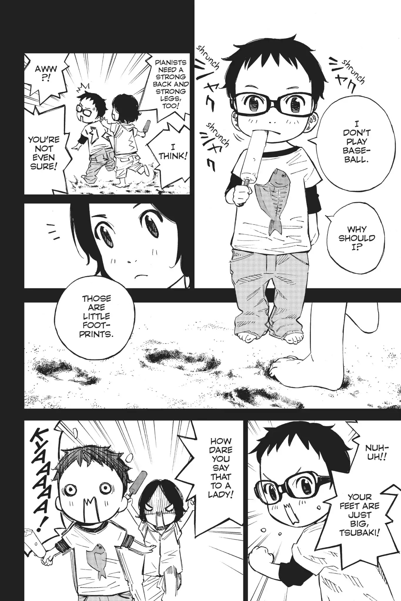 Shigatsu wa Kimi no Uso Chapter 28 page 3 - Chapter 28: Footprints