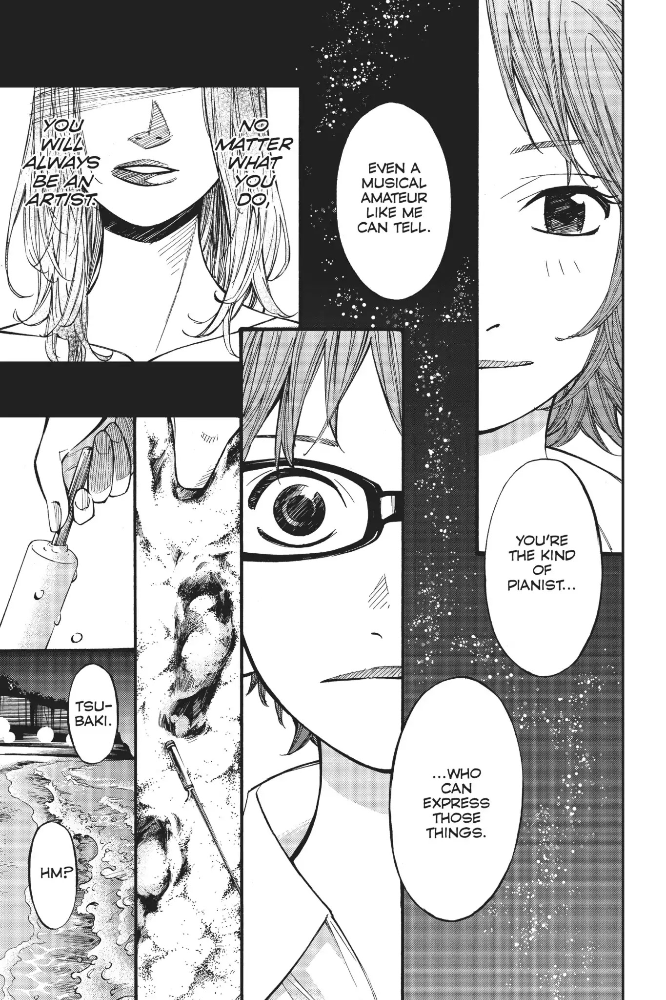Shigatsu wa Kimi no Uso Chapter 28 page 36 - Chapter 28: Footprints