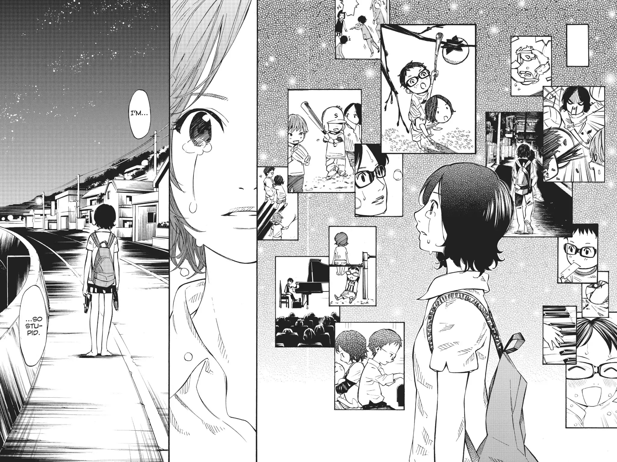 Shigatsu wa Kimi no Uso Chapter 28 page 43 - Chapter 28: Footprints
