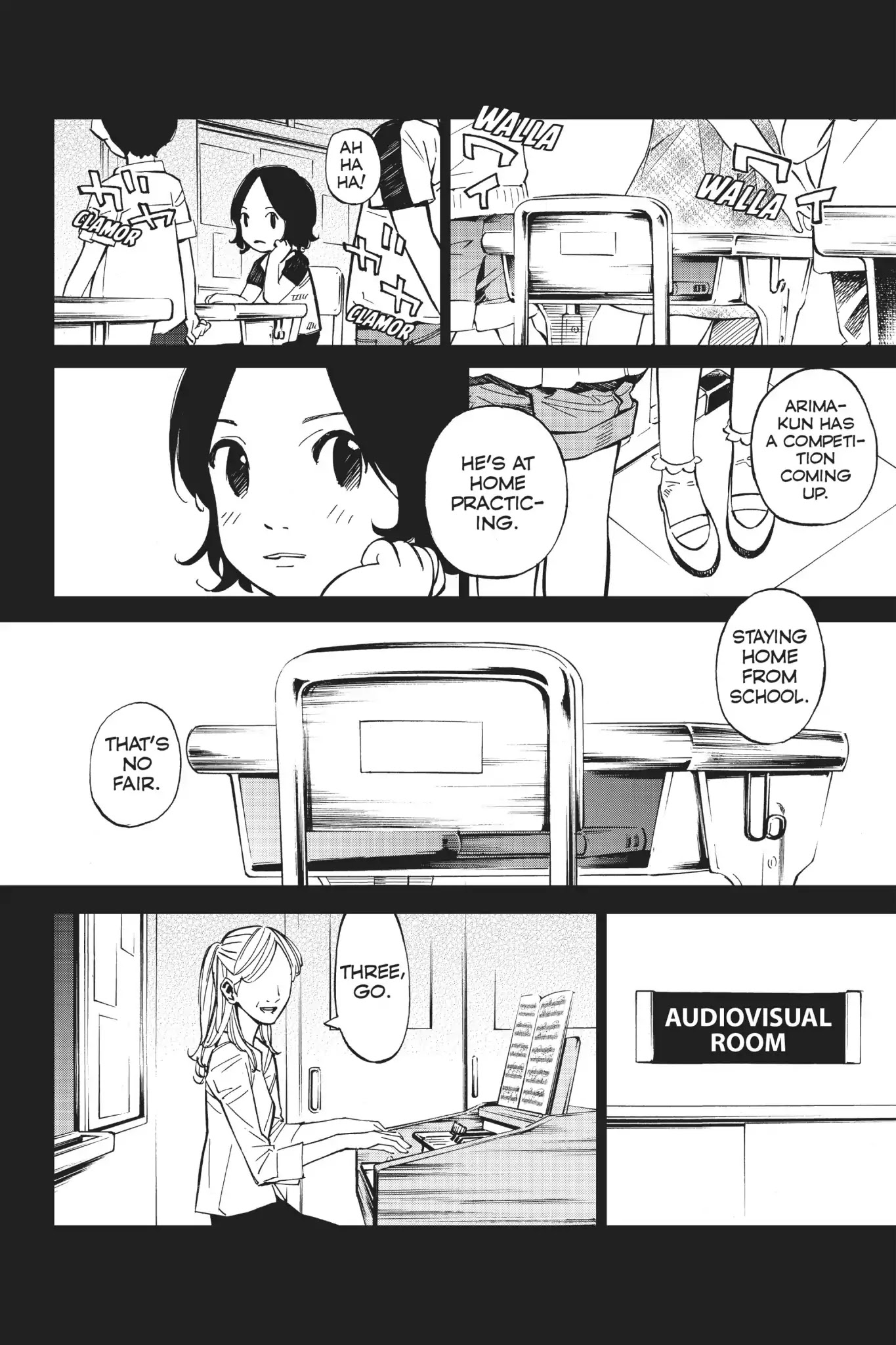 Shigatsu wa Kimi no Uso Chapter 28 page 7 - Chapter 28: Footprints