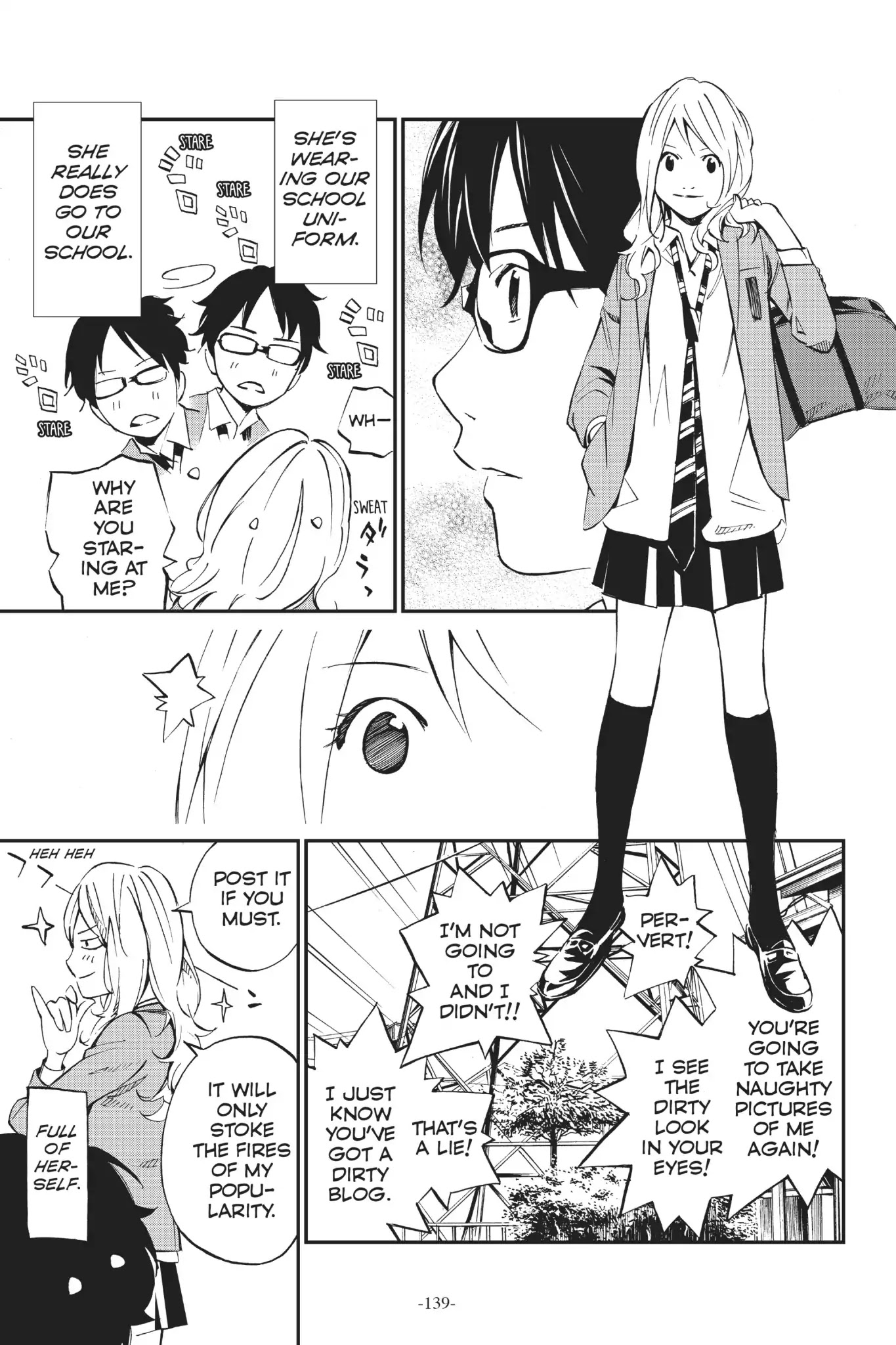Shigatsu wa Kimi no Uso Chapter 3 page 13 - Chapter 3: Black Cat