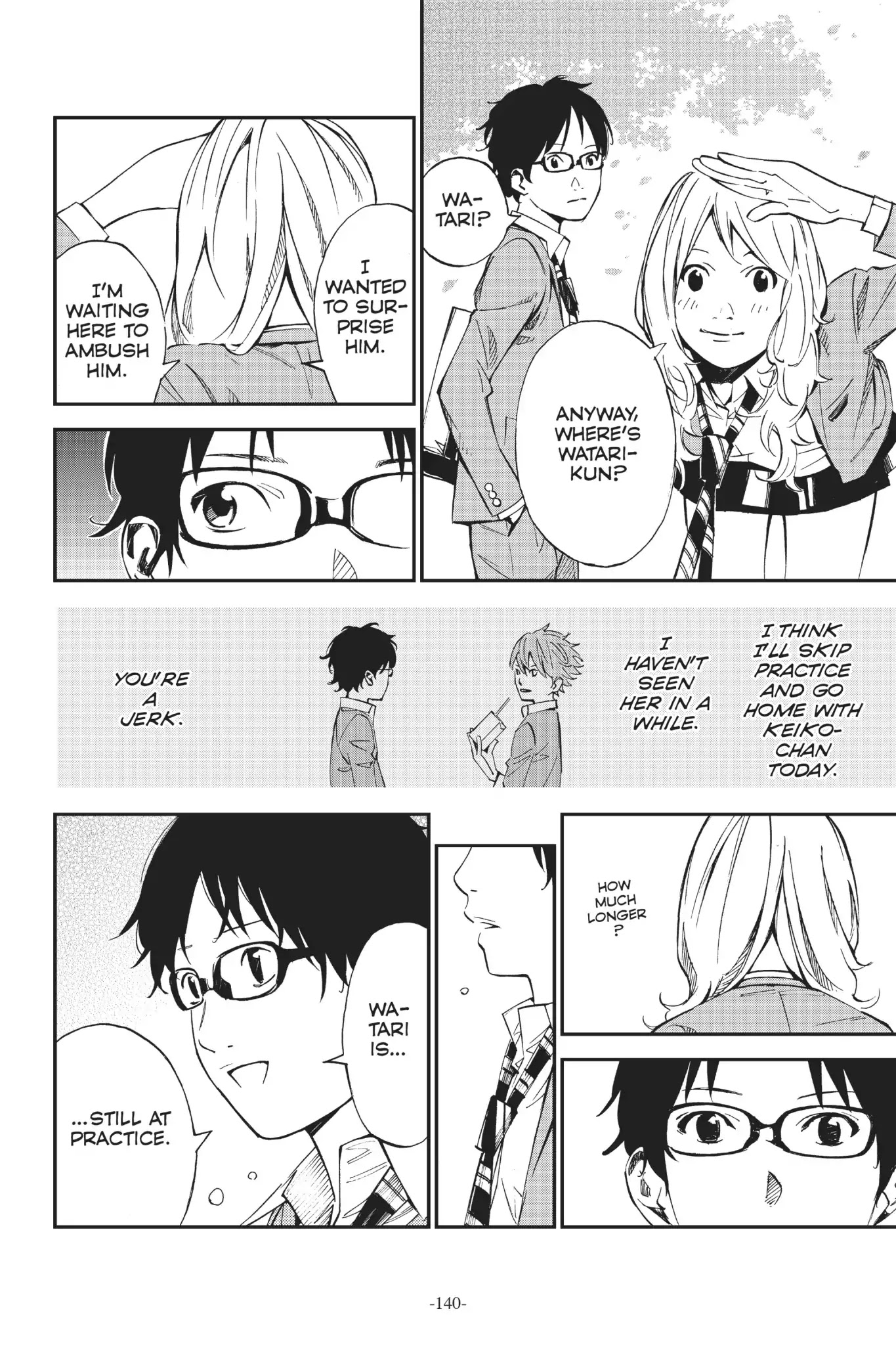 Shigatsu wa Kimi no Uso Chapter 3 page 14 - Chapter 3: Black Cat