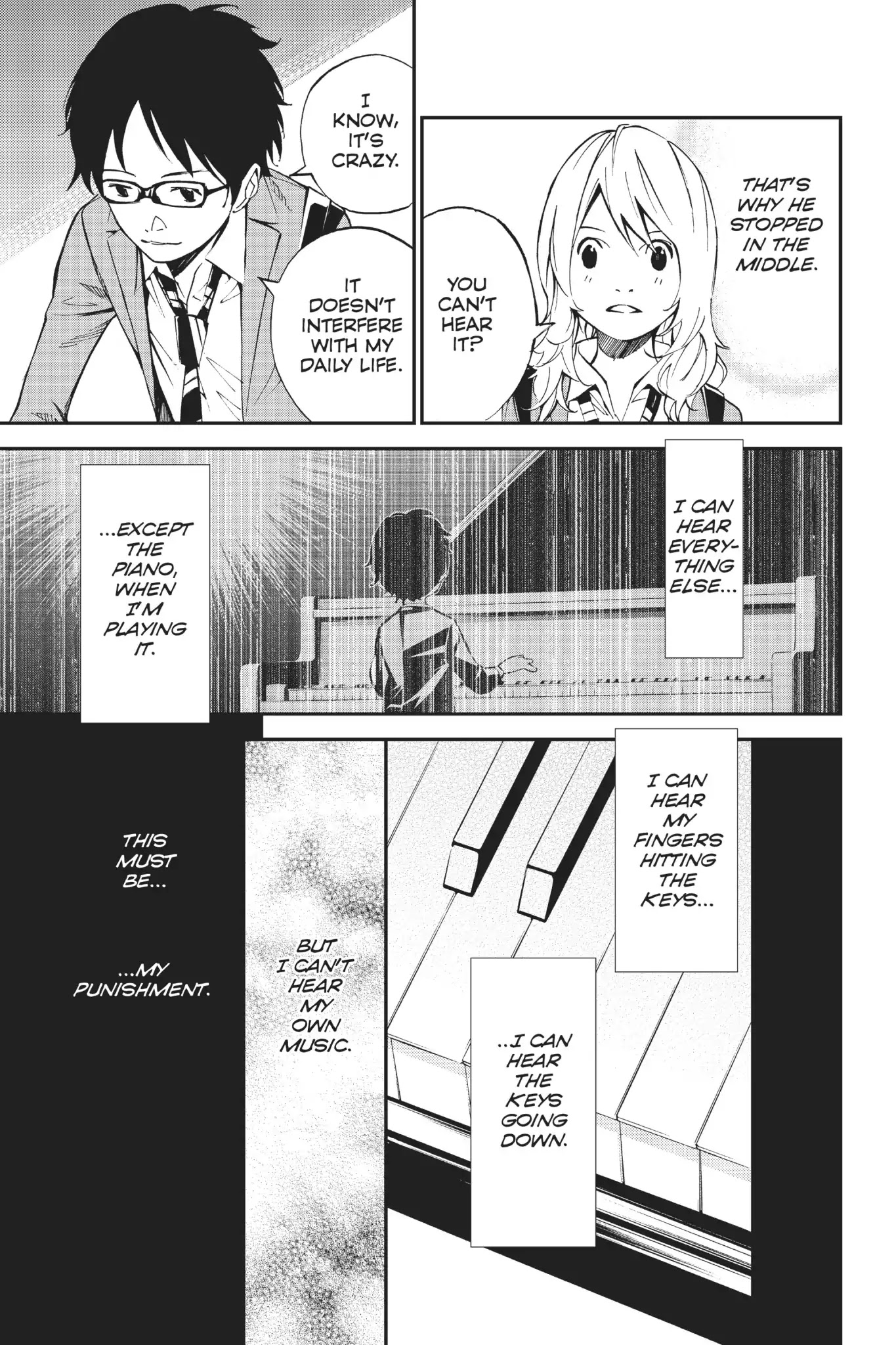 Shigatsu wa Kimi no Uso Chapter 3 page 34 - Chapter 3: Black Cat