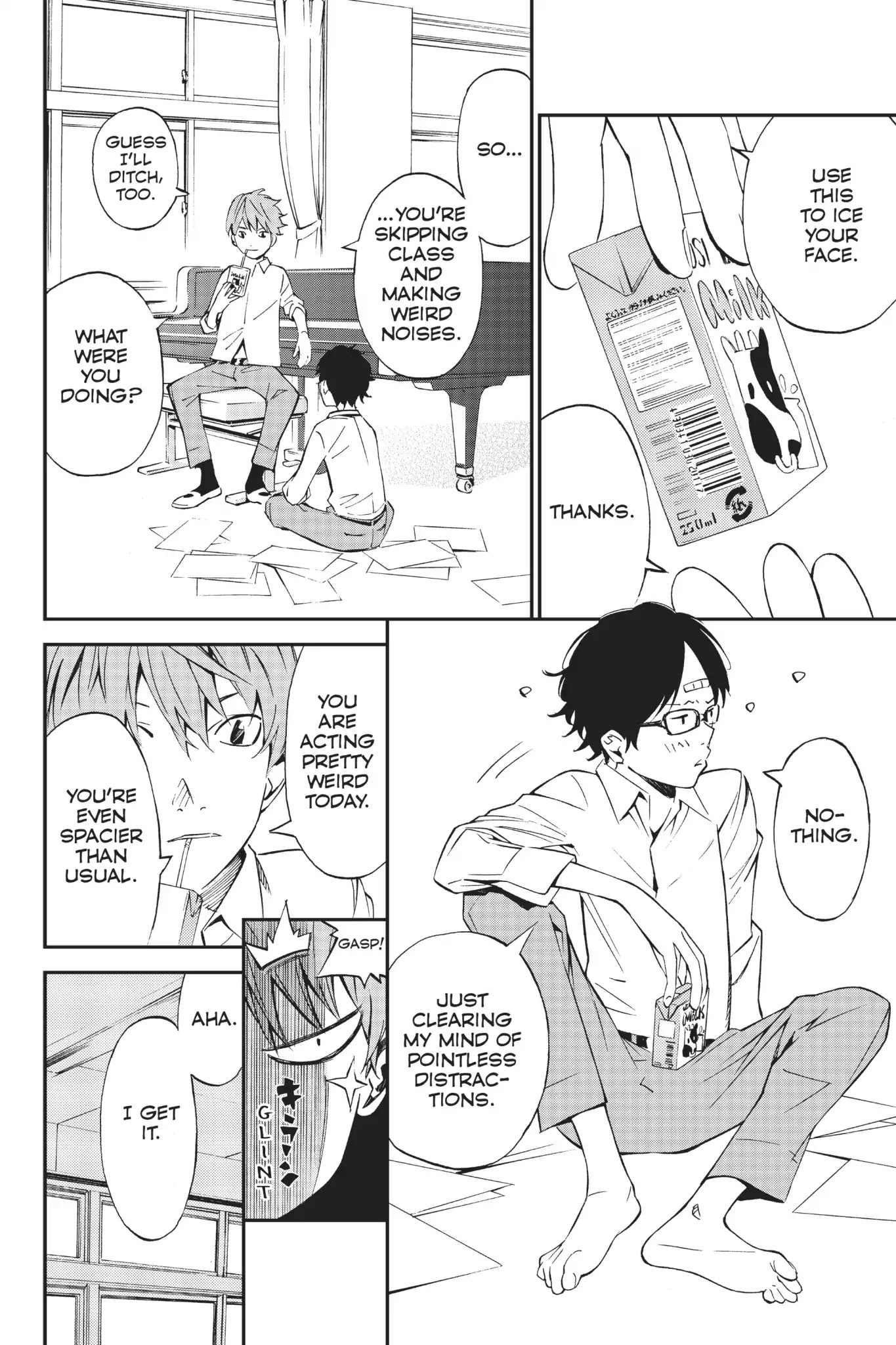 Shigatsu wa Kimi no Uso Chapter 3 page 4 - Chapter 3: Black Cat