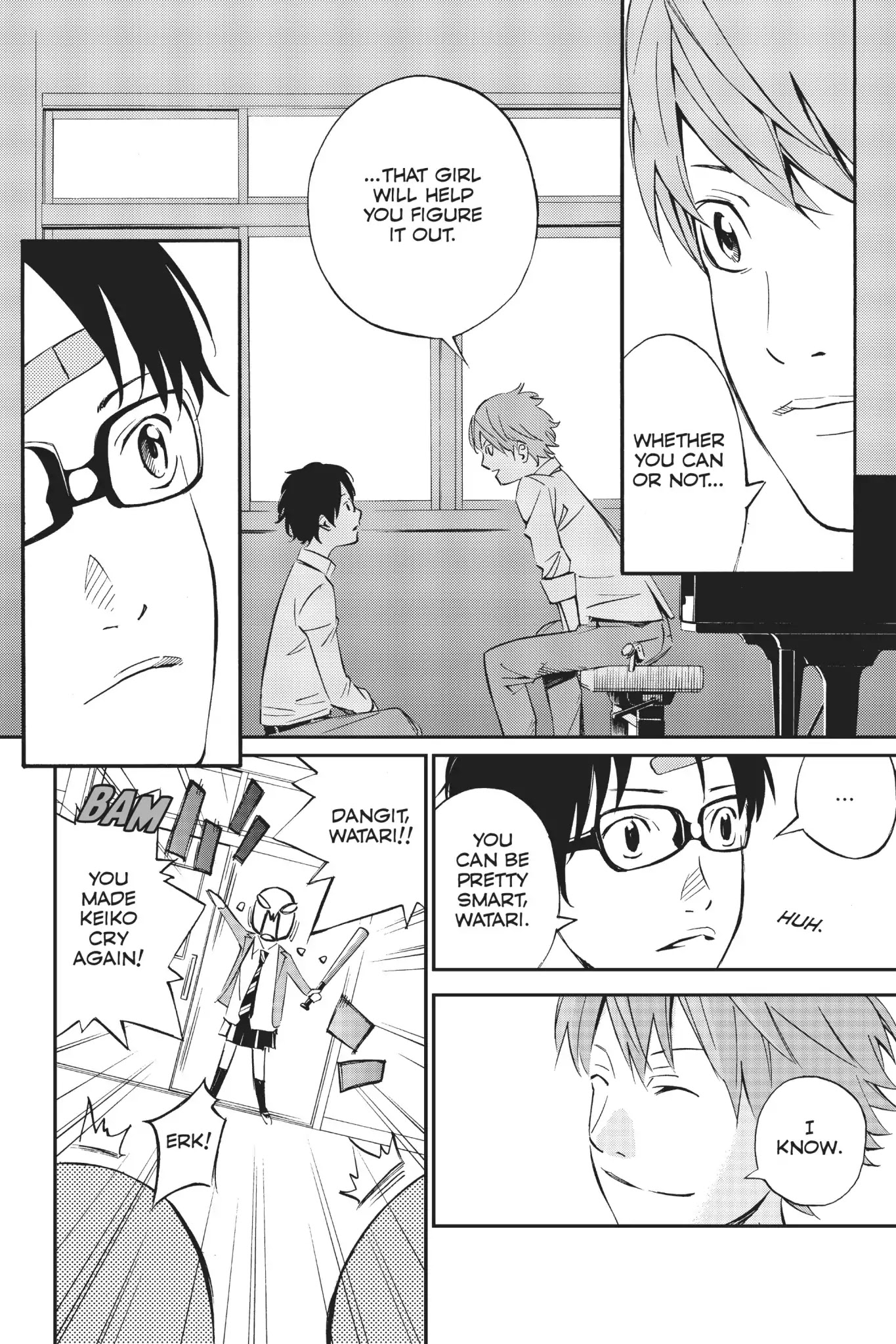 Shigatsu wa Kimi no Uso Chapter 3 page 8 - Chapter 3: Black Cat