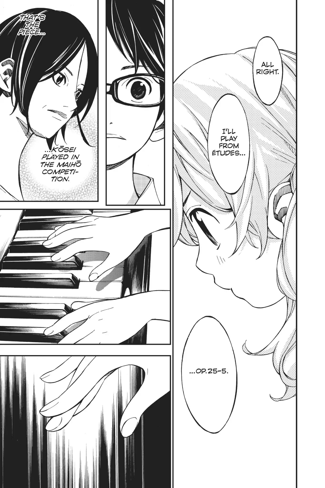 Shigatsu wa Kimi no Uso Chapter 30 page 19 - Chapter 30: Intruder