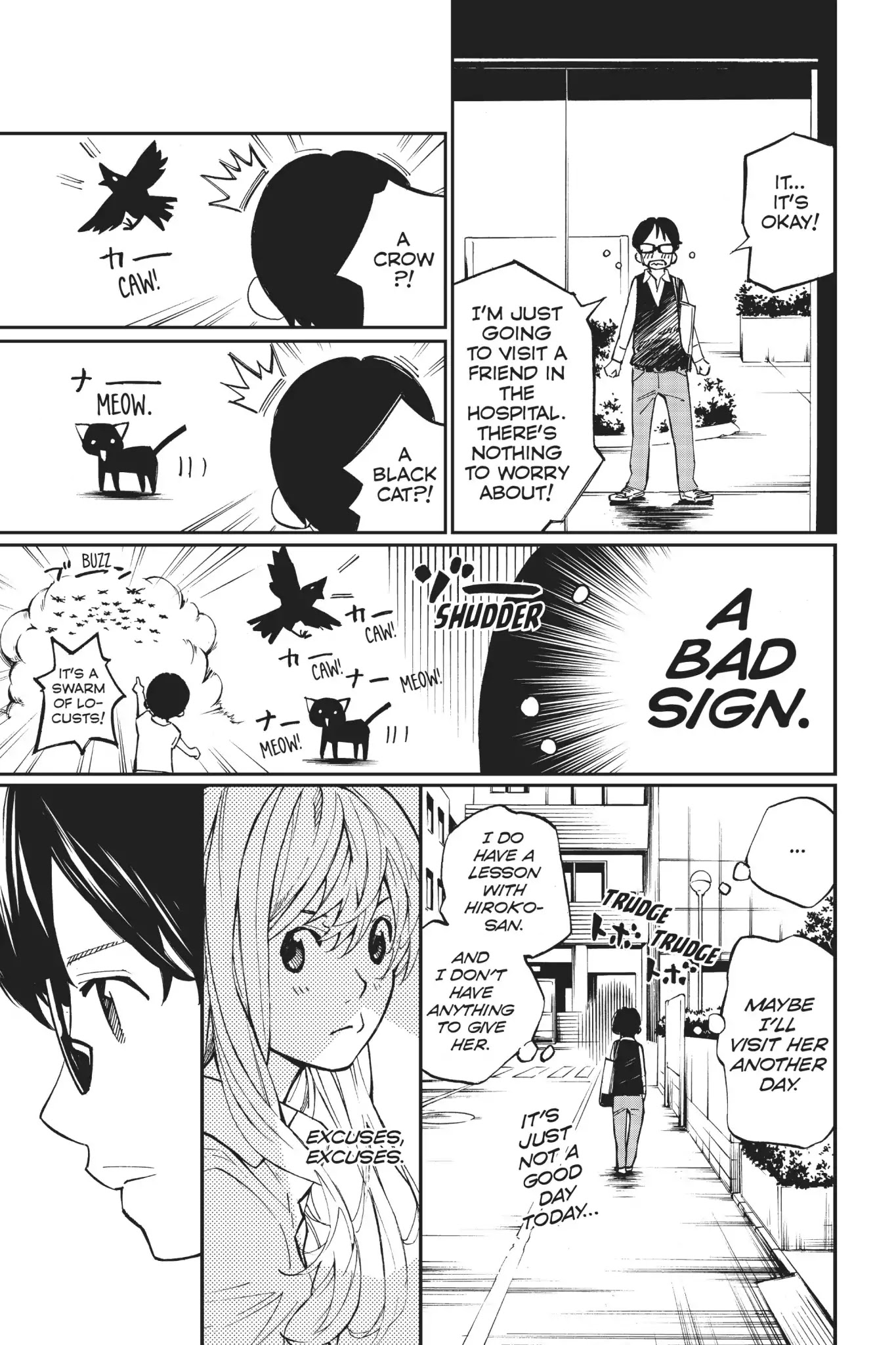 Shigatsu wa Kimi no Uso Chapter 30 page 8 - Chapter 30: Intruder