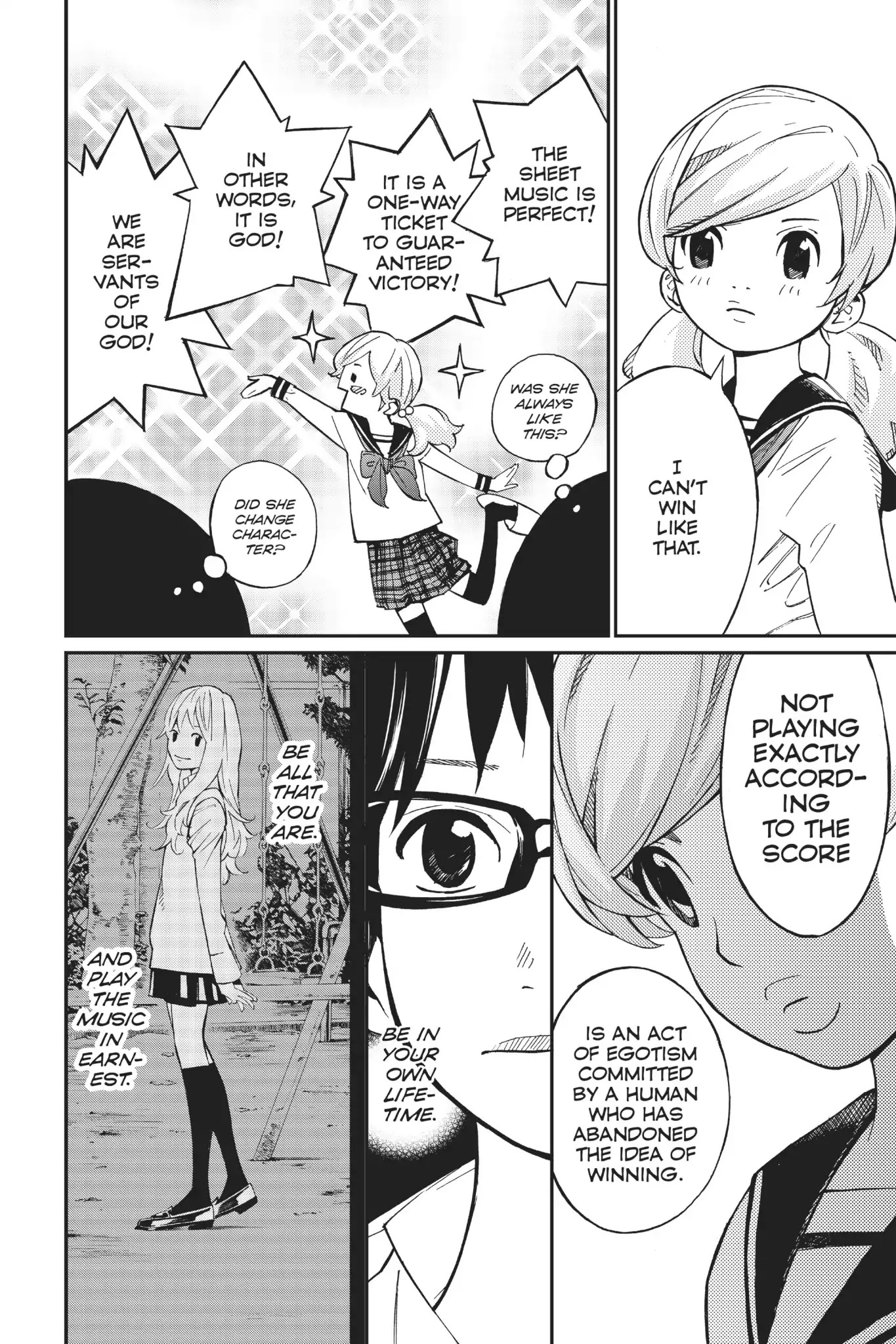Shigatsu wa Kimi no Uso Chapter 31 page 11 - Chapter 31: You'll Do