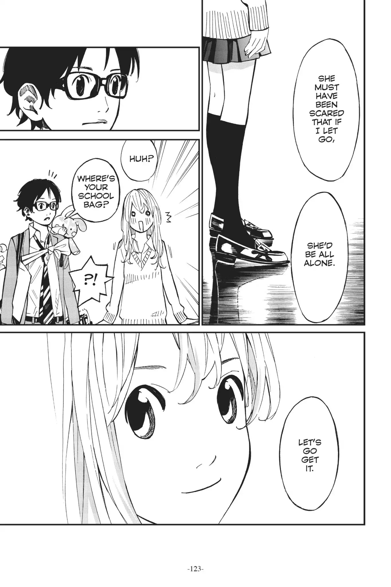 Shigatsu wa Kimi no Uso Chapter 31 page 25 - Chapter 31: You'll Do