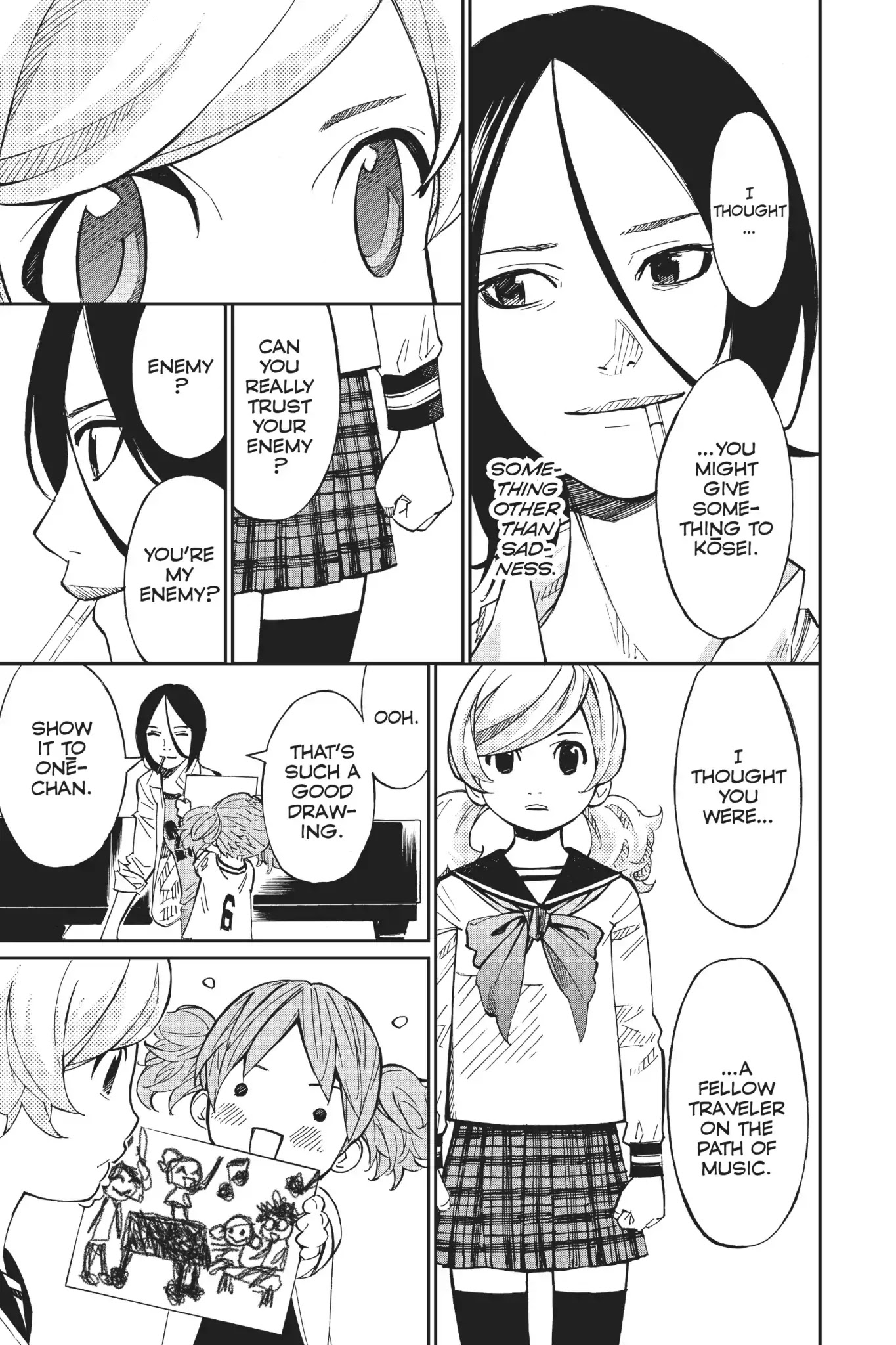 Shigatsu wa Kimi no Uso Chapter 31 page 29 - Chapter 31: You'll Do