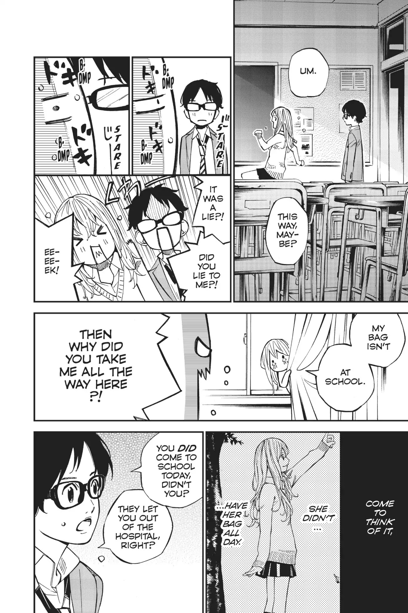 Shigatsu wa Kimi no Uso Chapter 31 page 34 - Chapter 31: You'll Do