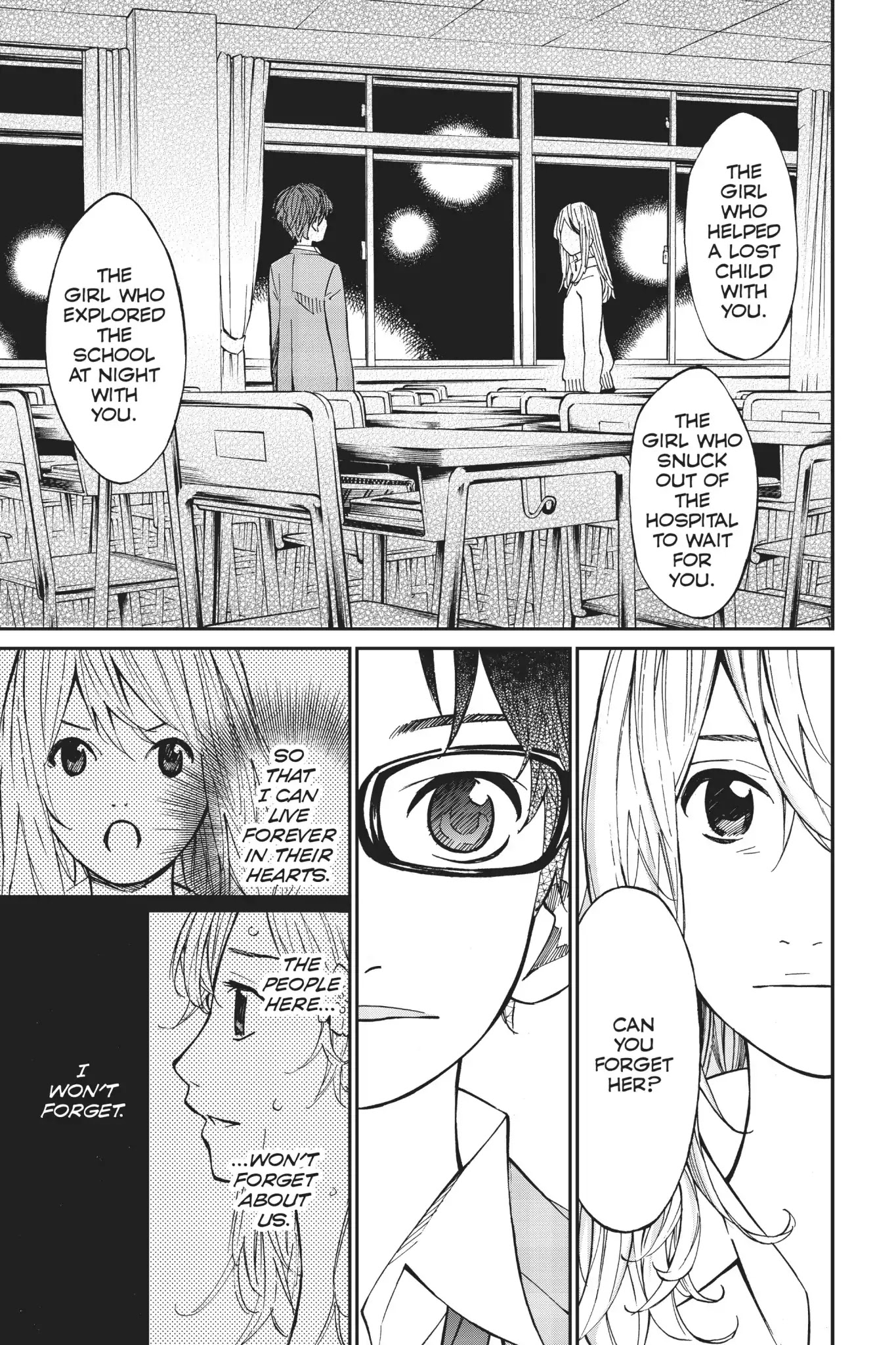 Shigatsu wa Kimi no Uso Chapter 31 page 37 - Chapter 31: You'll Do