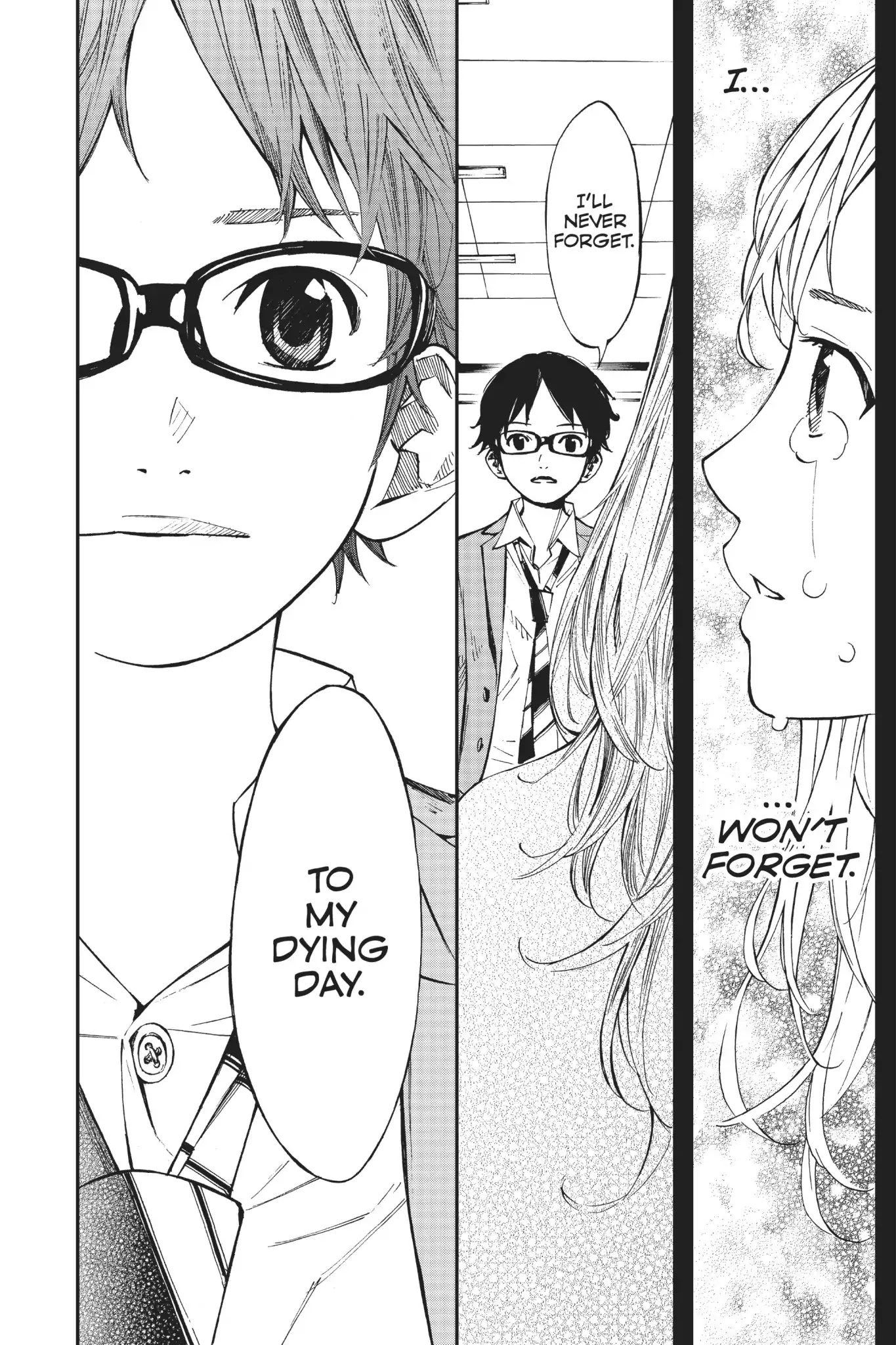 Shigatsu wa Kimi no Uso Chapter 31 page 38 - Chapter 31: You'll Do