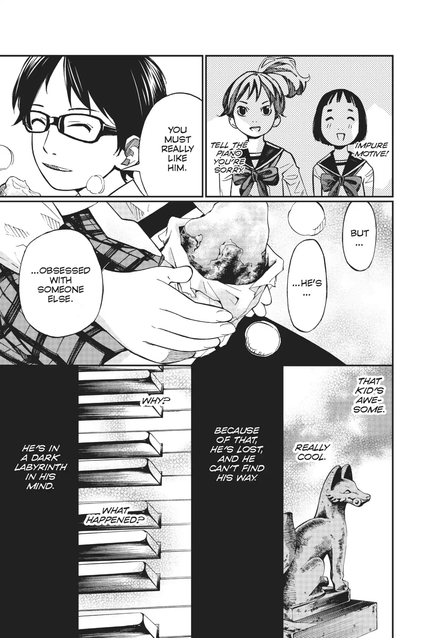 Shigatsu wa Kimi no Uso Chapter 32 page 15 - Chapter 32: Two of a Kind