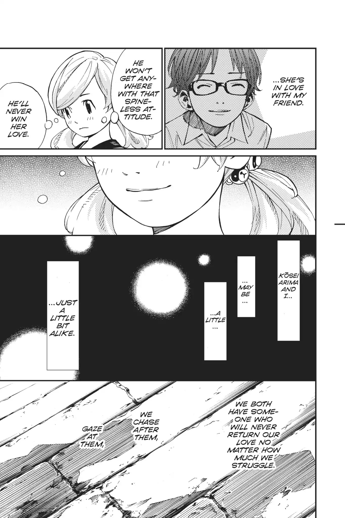 Shigatsu wa Kimi no Uso Chapter 32 page 35 - Chapter 32: Two of a Kind