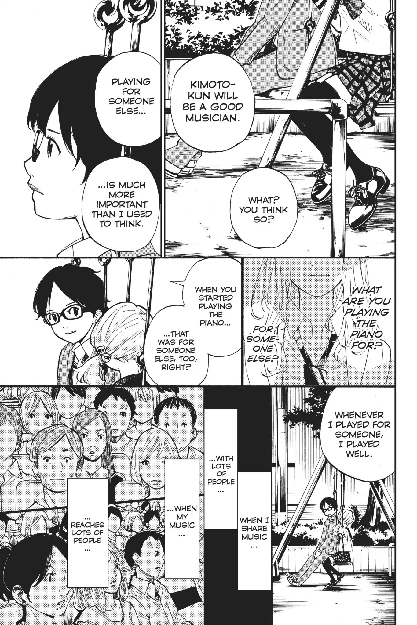 Shigatsu wa Kimi no Uso Chapter 33 page 23 - Chapter 33: Twilight