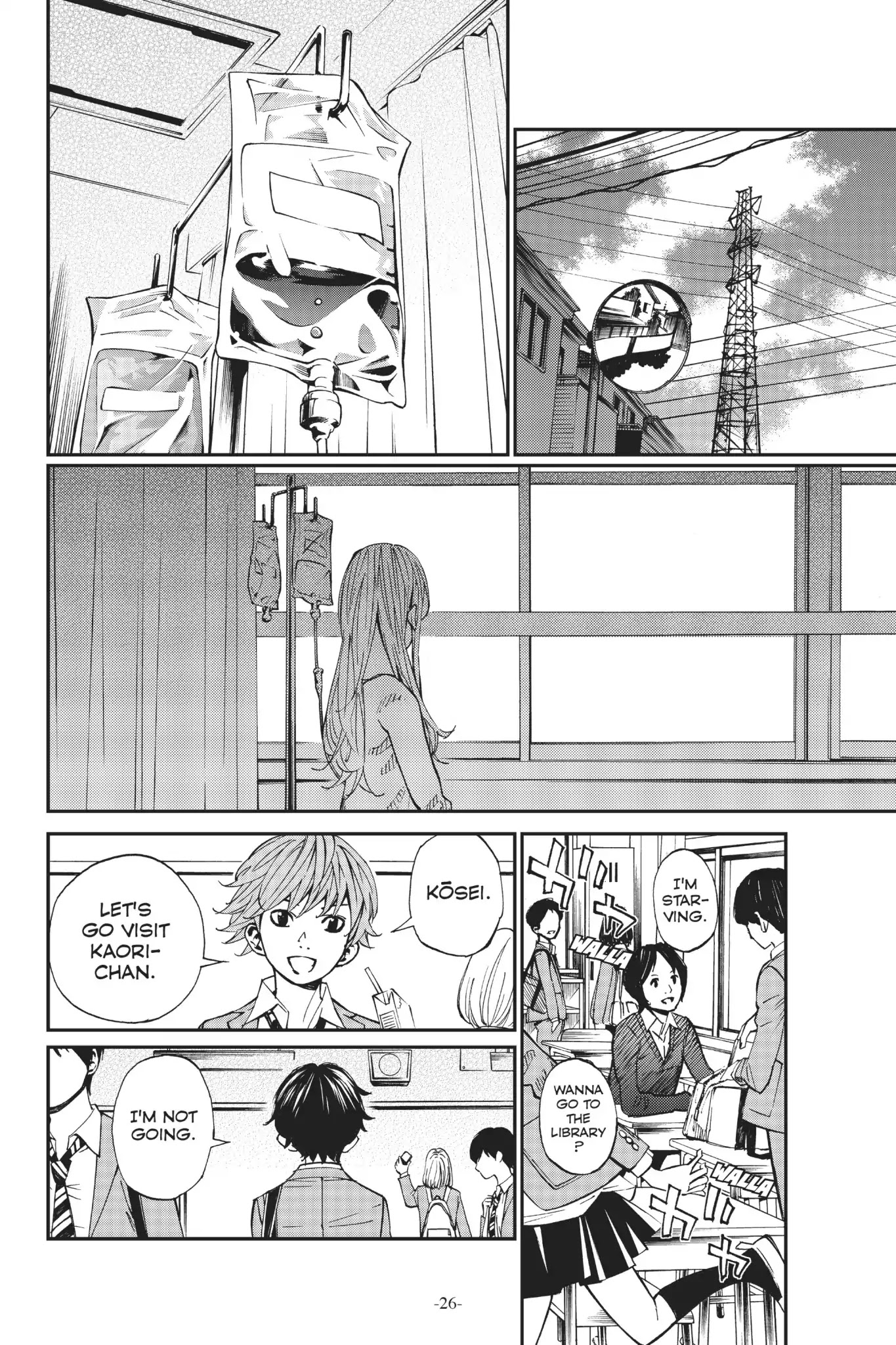 Shigatsu wa Kimi no Uso Chapter 33 page 26 - Chapter 33: Twilight