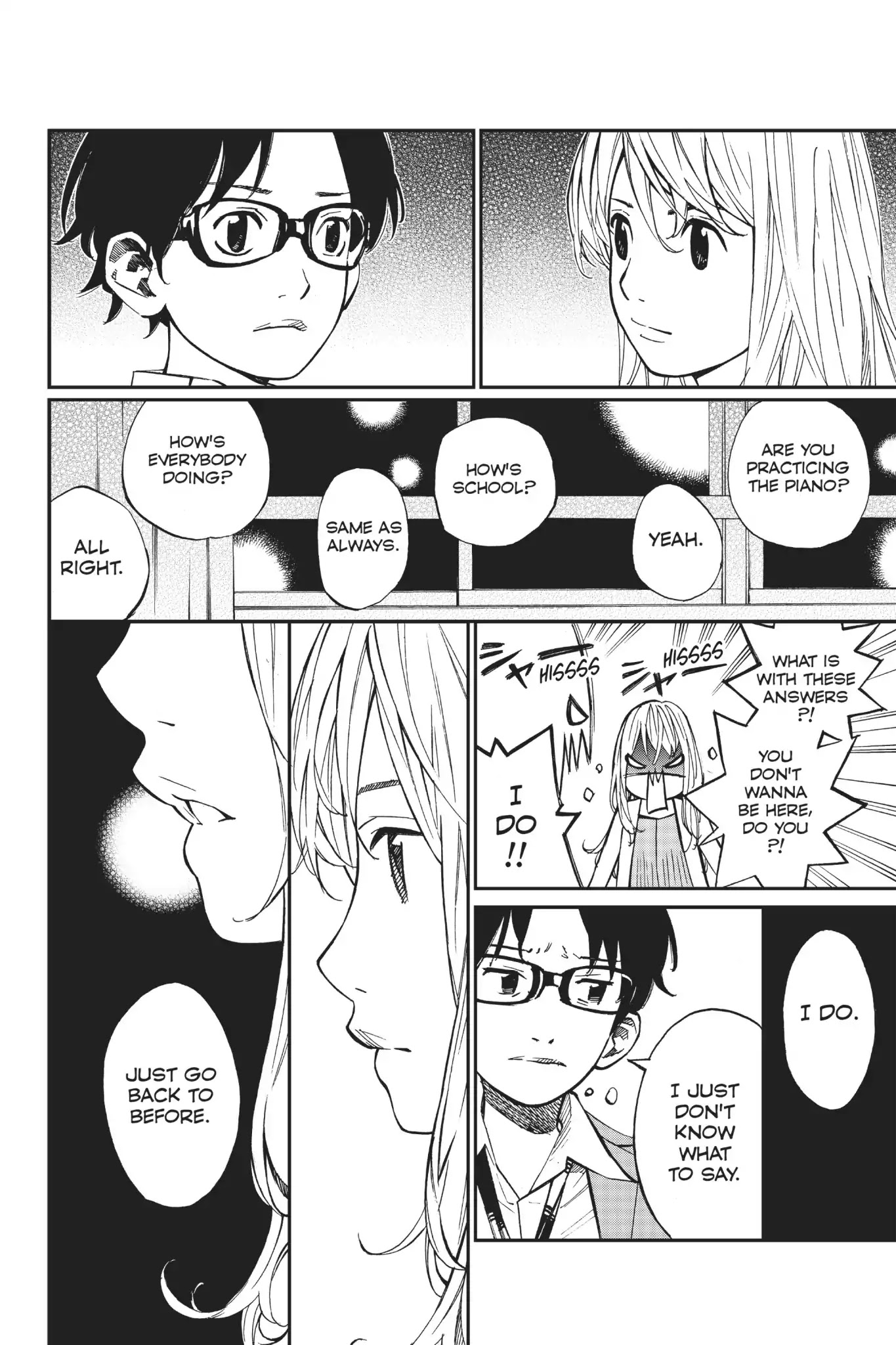 Shigatsu wa Kimi no Uso Chapter 33 page 42 - Chapter 33: Twilight