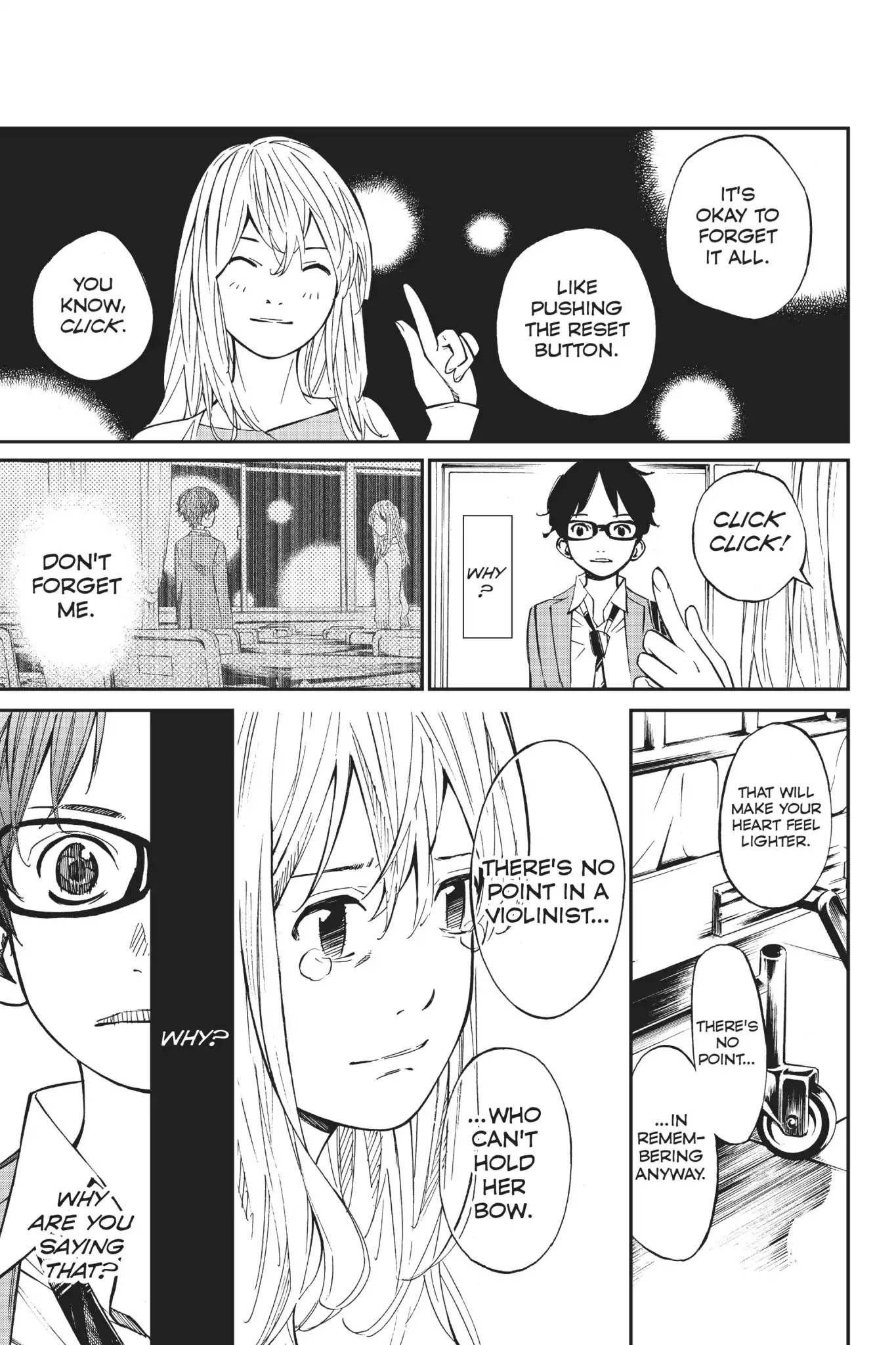 Shigatsu wa Kimi no Uso Chapter 33 page 43 - Chapter 33: Twilight