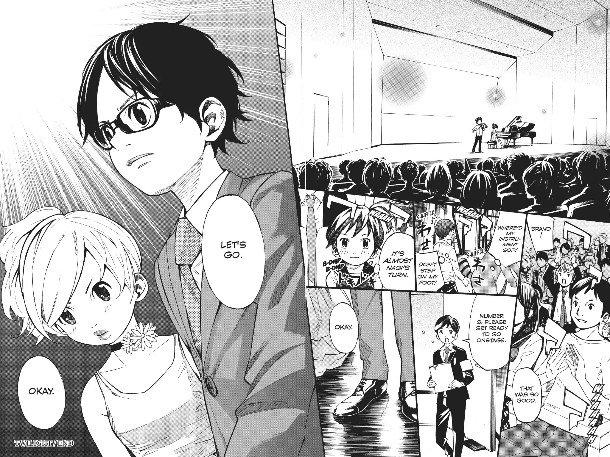 Shigatsu wa Kimi no Uso Chapter 33 page 50 - Chapter 33: Twilight
