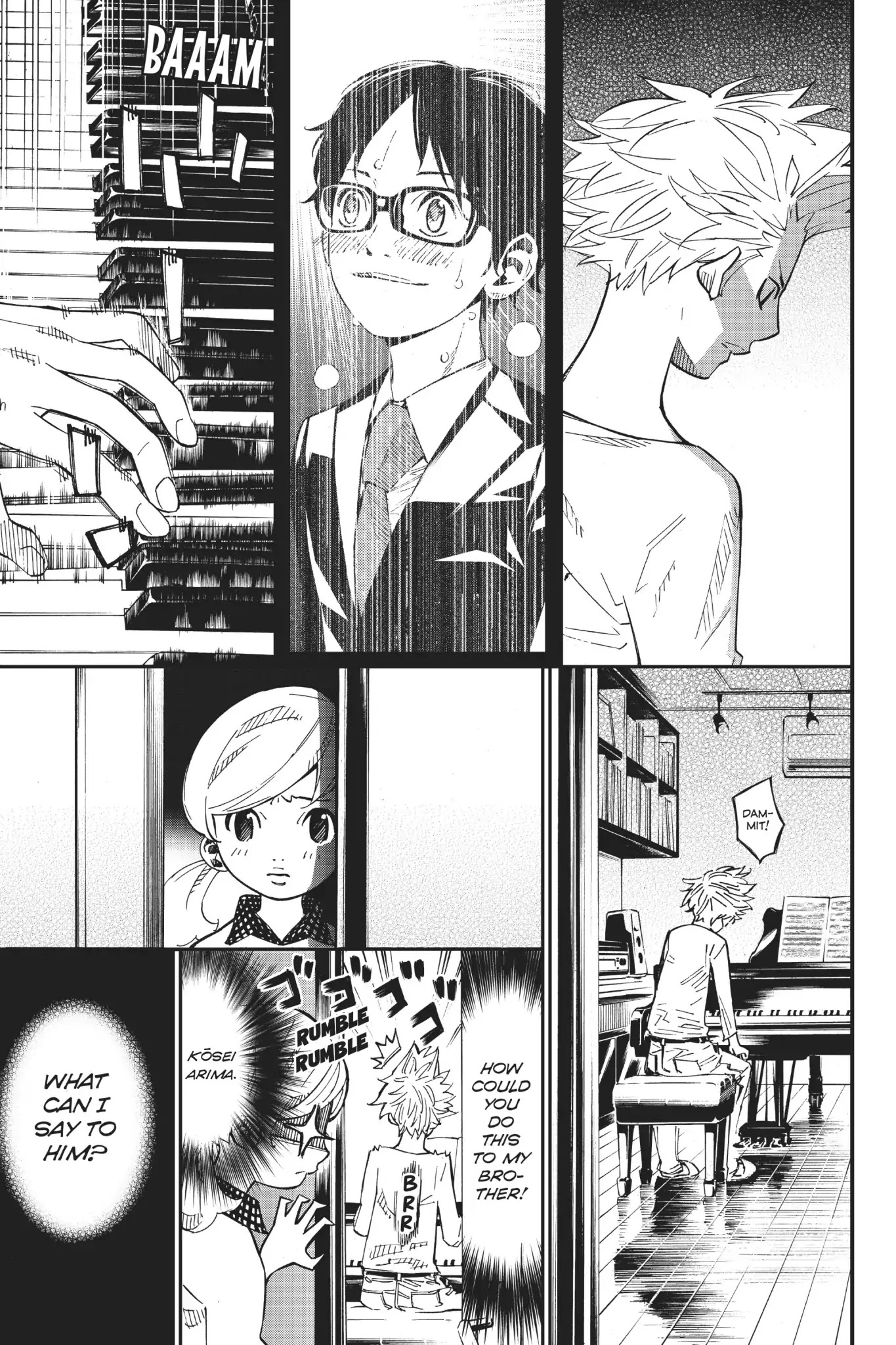 Shigatsu wa Kimi no Uso Chapter 33 page 7 - Chapter 33: Twilight