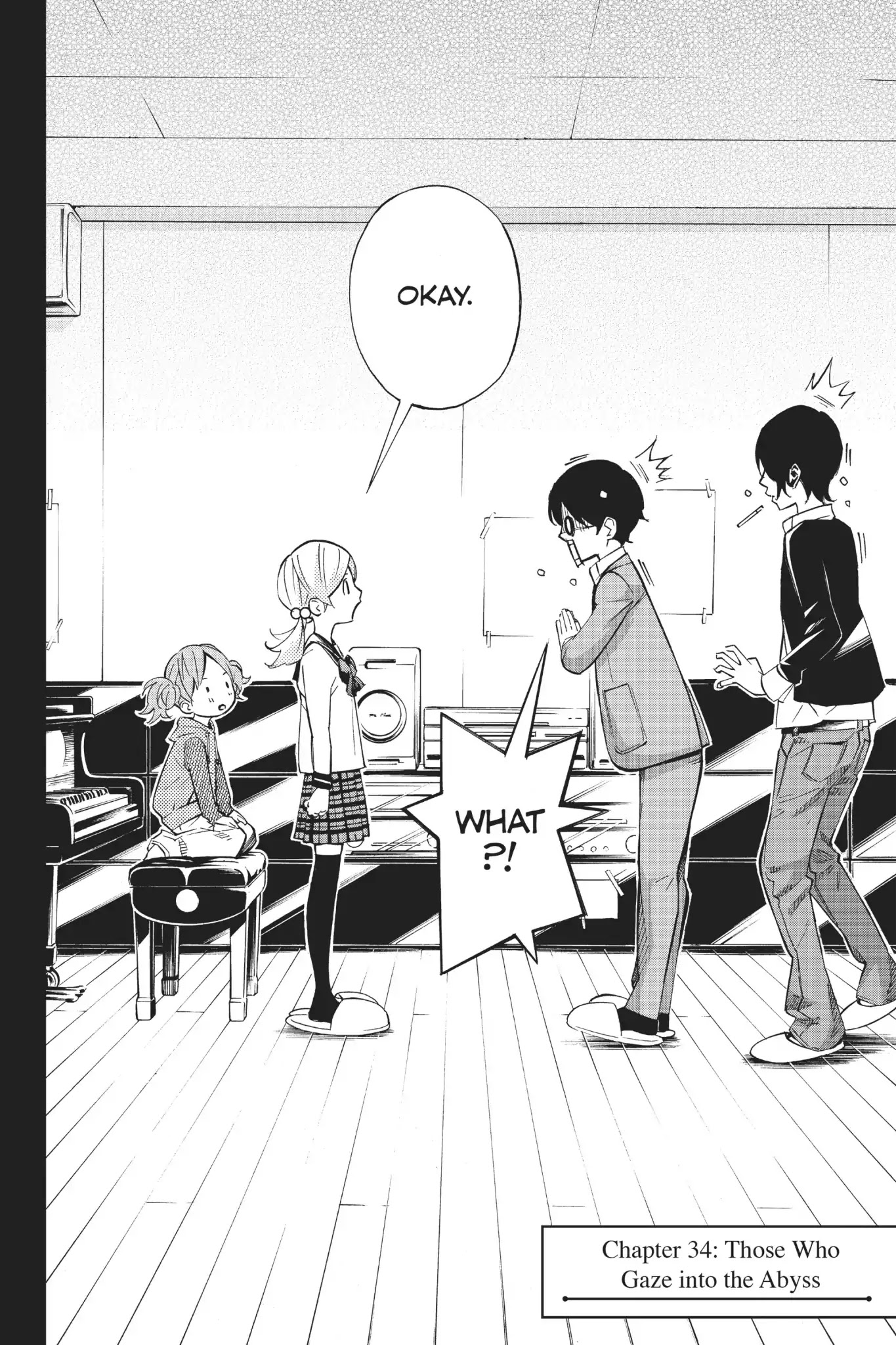 Shigatsu wa Kimi no Uso Chapter 34 page 2 - Chapter 34: Those Who Gaze into the Abyss