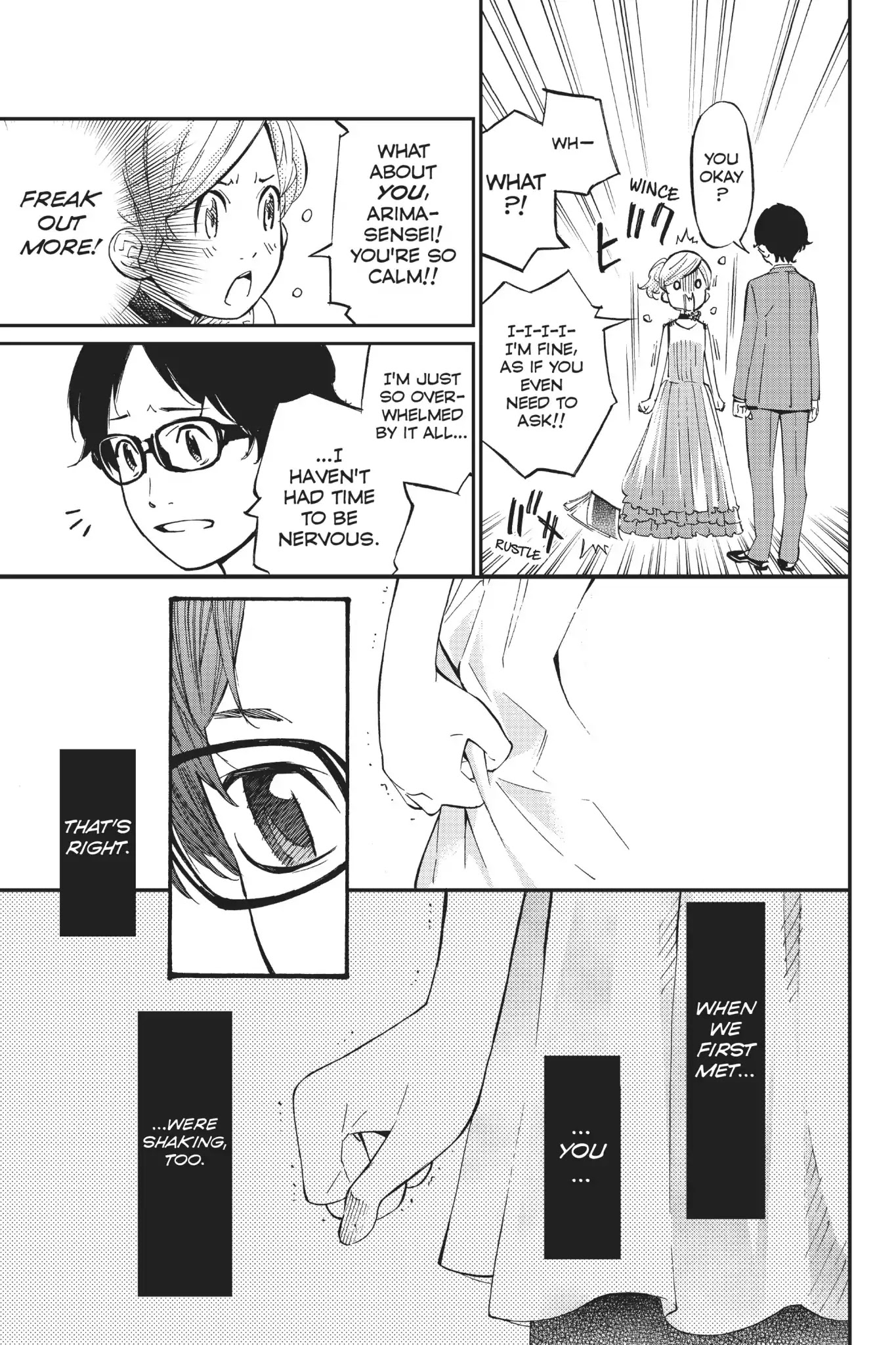 Shigatsu wa Kimi no Uso Chapter 34 page 28 - Chapter 34: Those Who Gaze into the Abyss