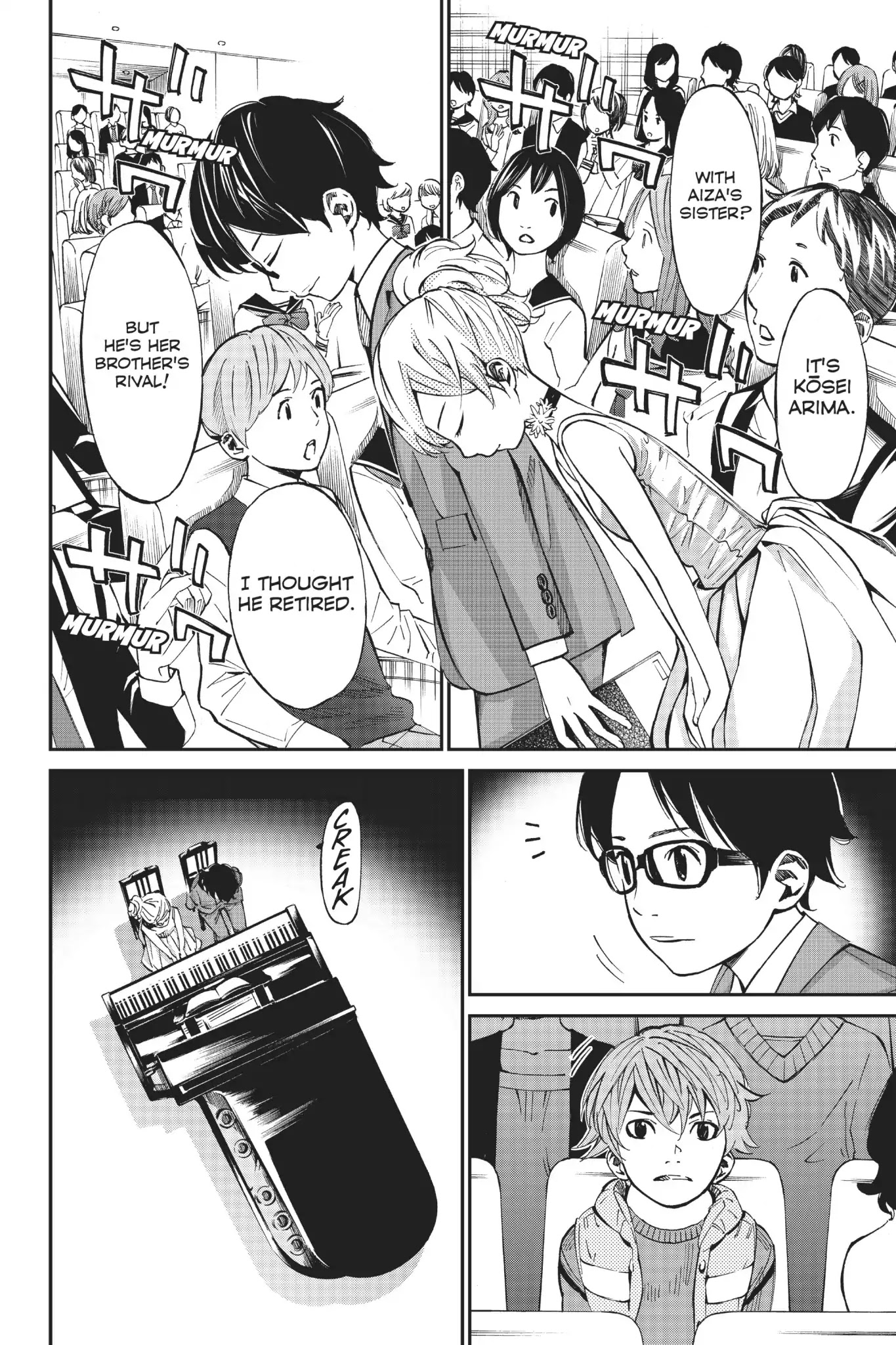 Shigatsu wa Kimi no Uso Chapter 34 page 36 - Chapter 34: Those Who Gaze into the Abyss