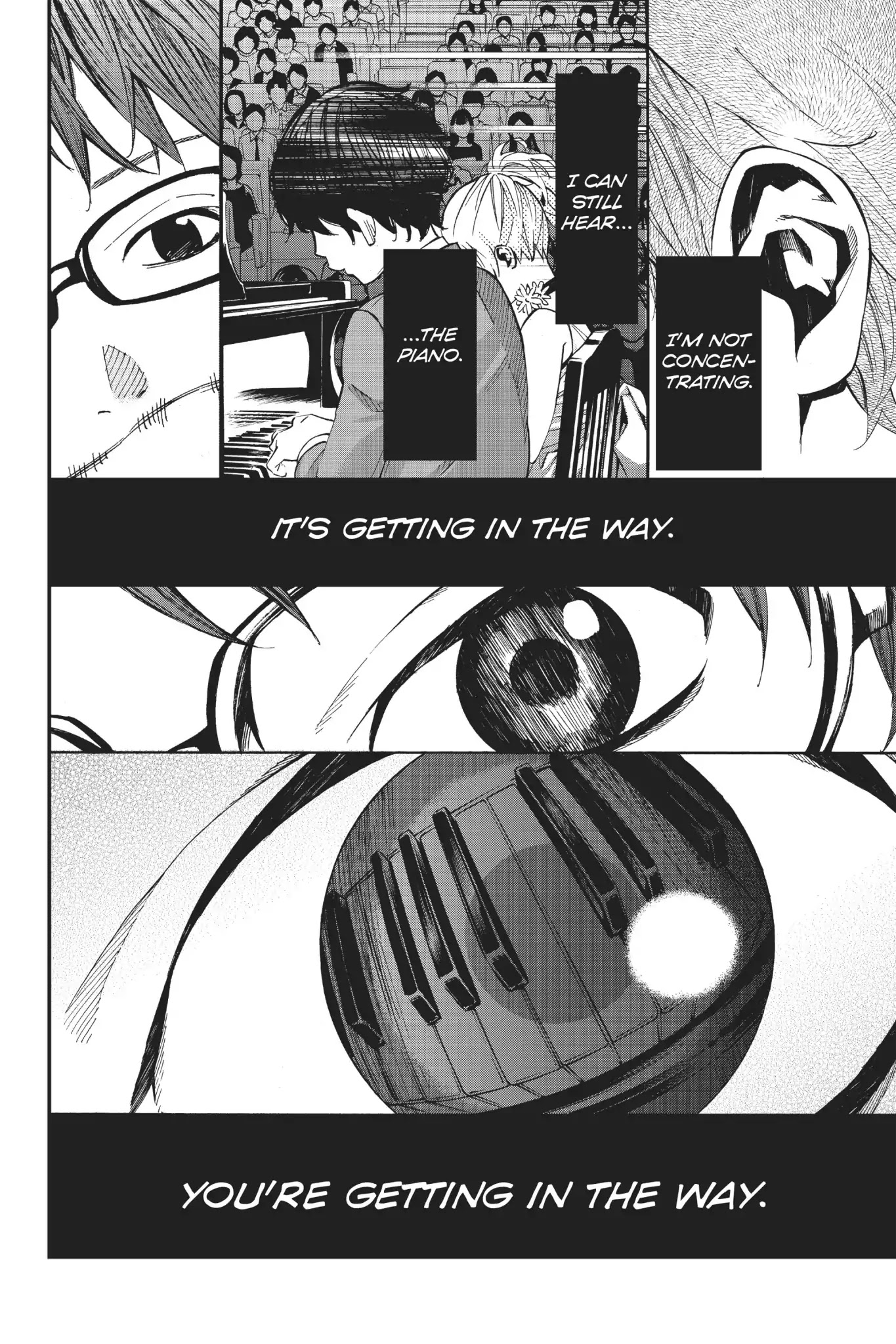 Shigatsu wa Kimi no Uso Chapter 34 page 39 - Chapter 34: Those Who Gaze into the Abyss