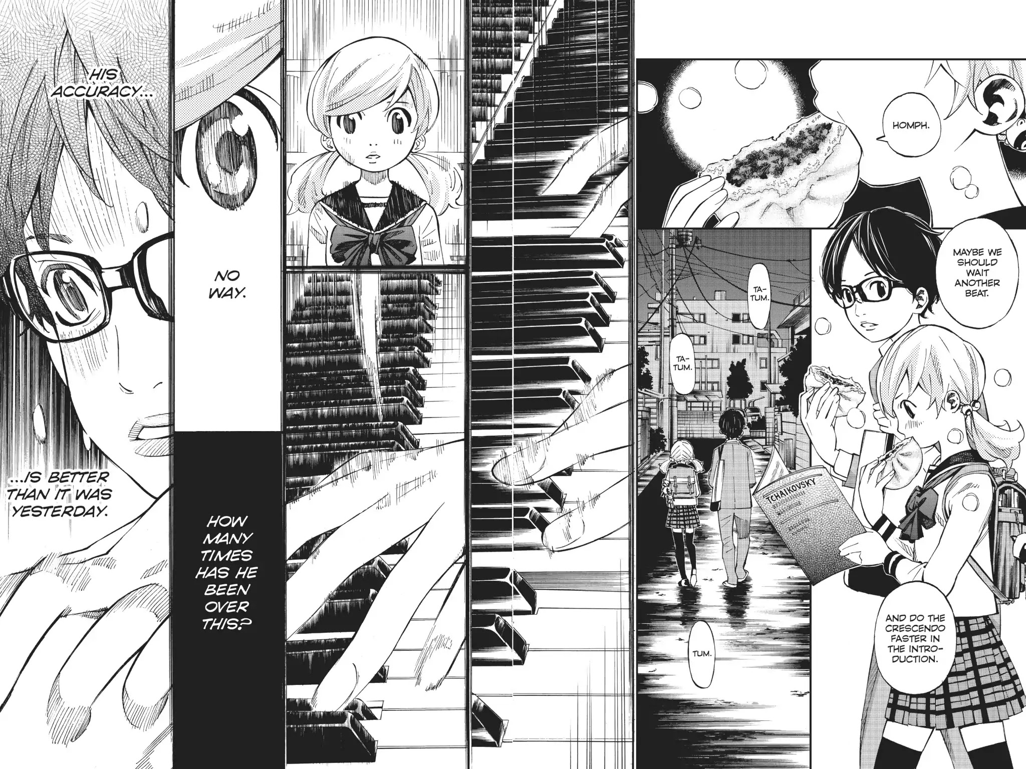 Shigatsu wa Kimi no Uso Chapter 34 page 6 - Chapter 34: Those Who Gaze into the Abyss